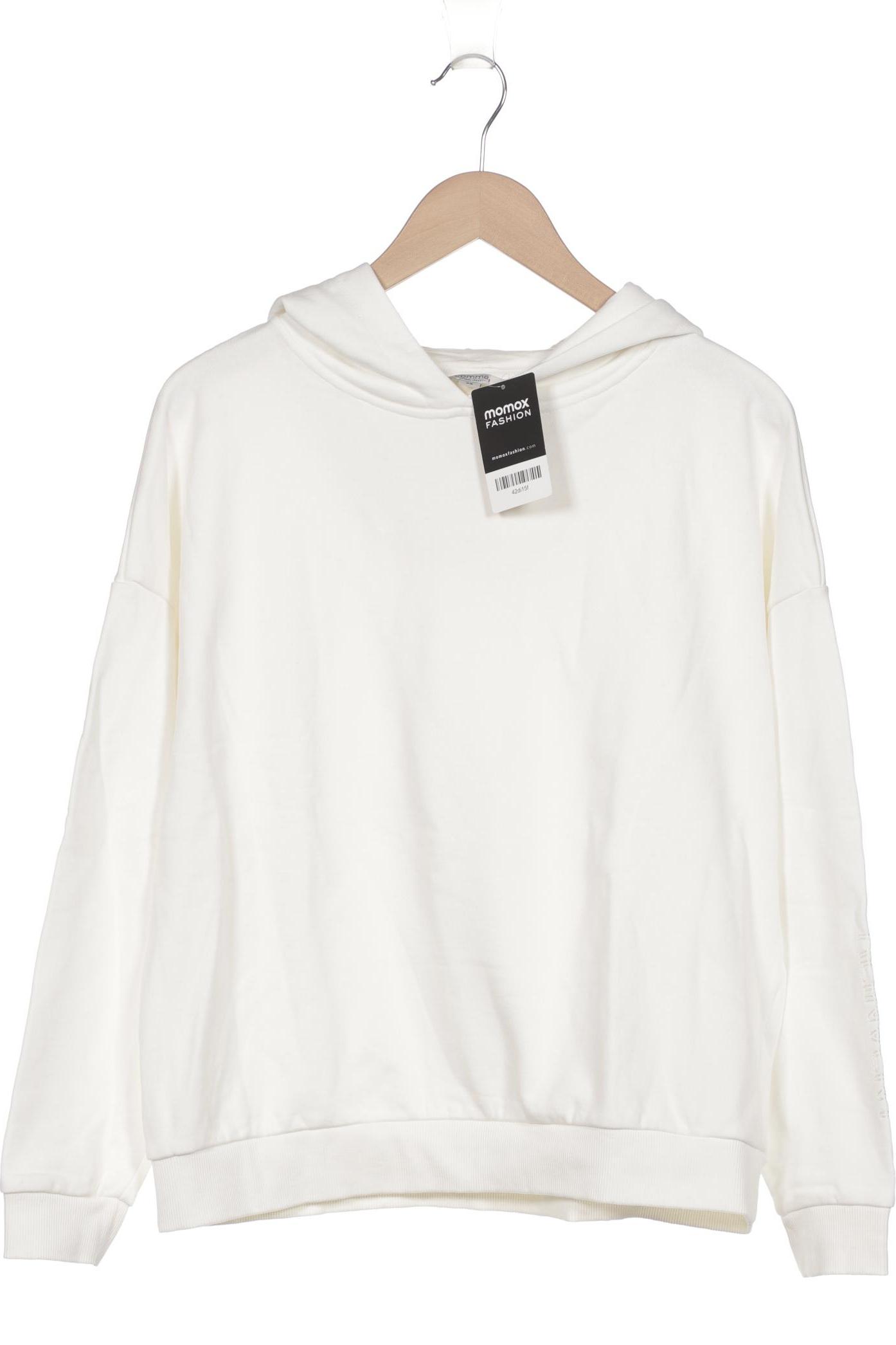 

Comma Damen Kapuzenpullover, weiß, Gr. 38