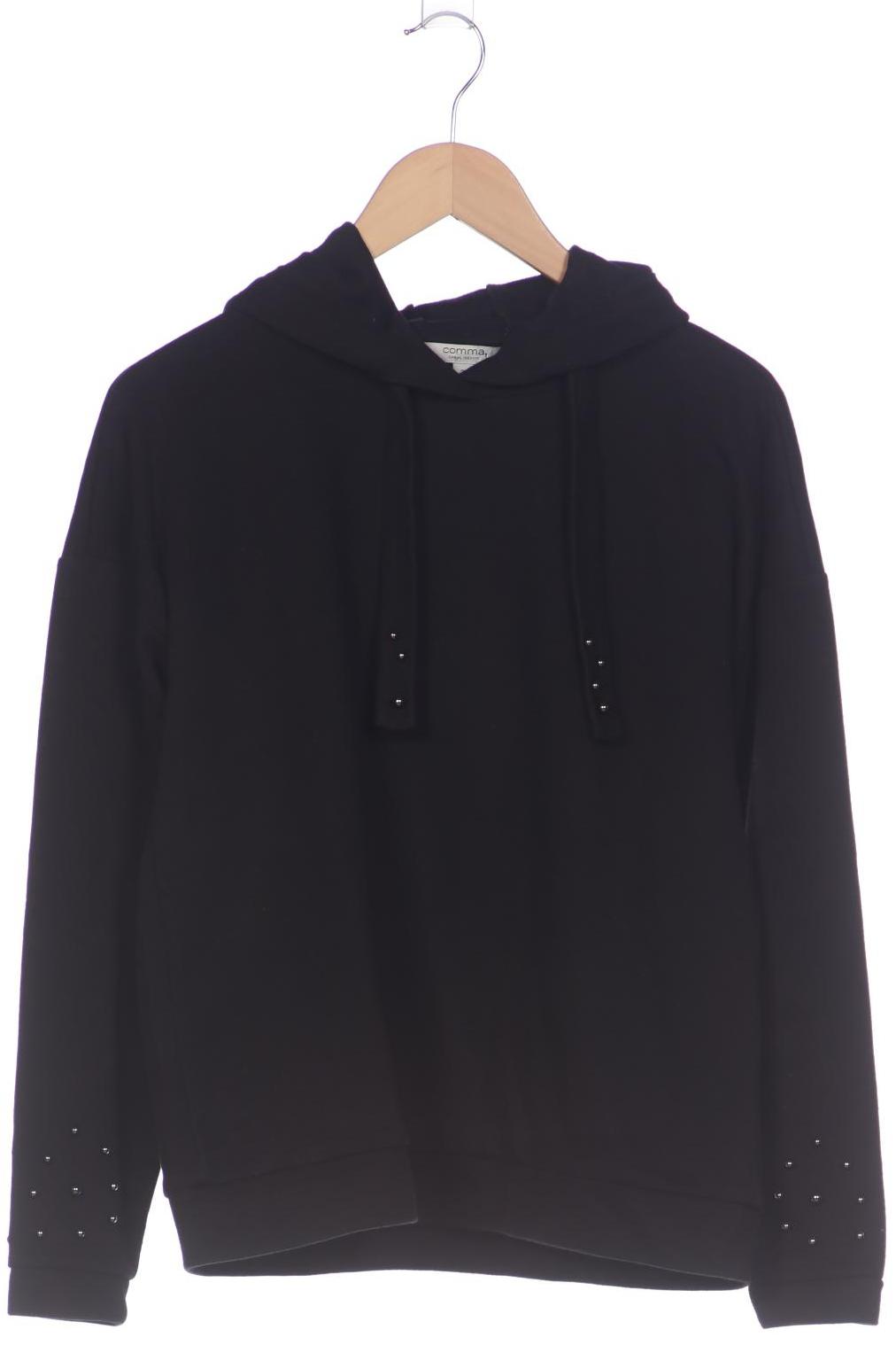 

Comma Damen Kapuzenpullover, schwarz, Gr. 38