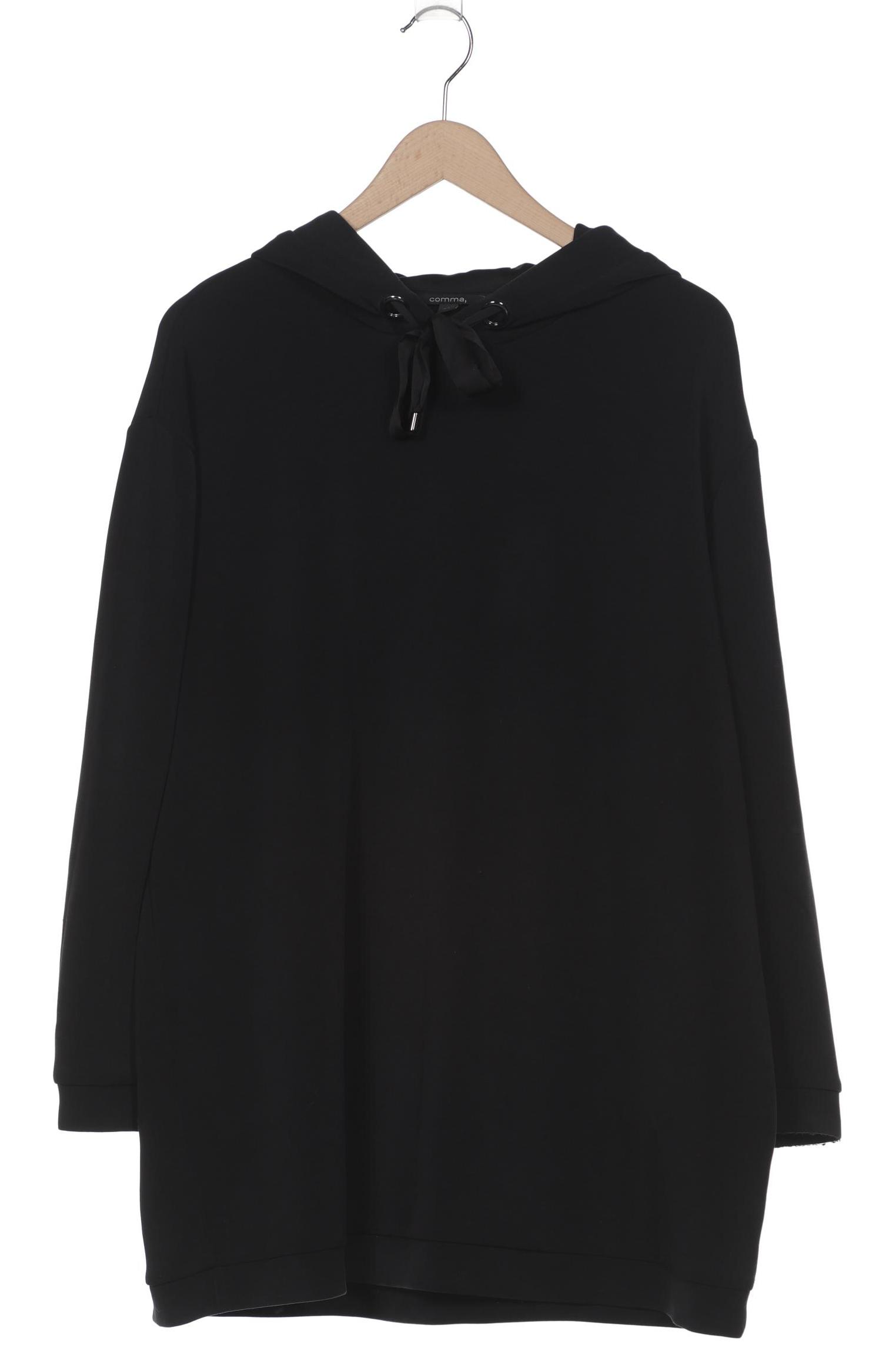 

Comma Damen Kapuzenpullover, schwarz, Gr. 44