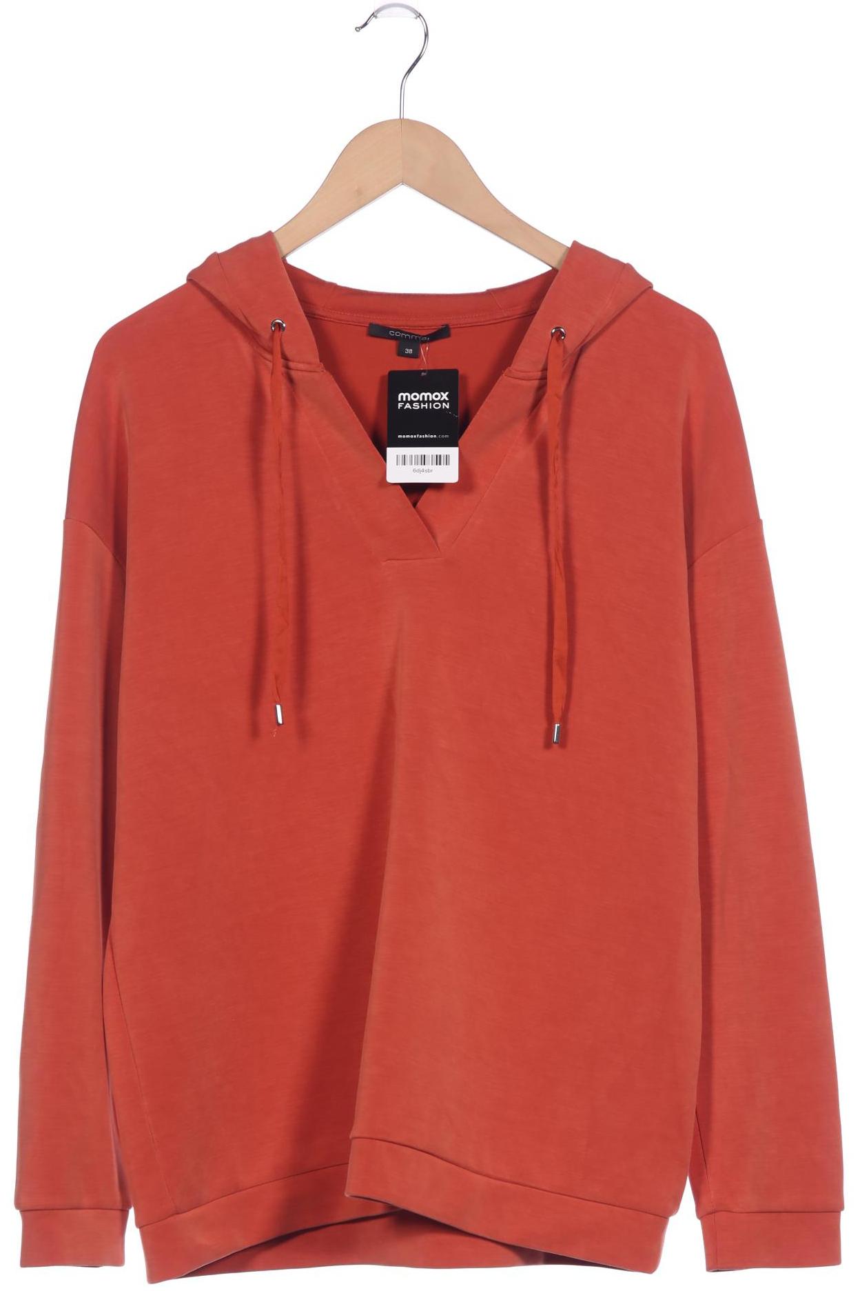 

Comma Damen Kapuzenpullover, orange, Gr. 38