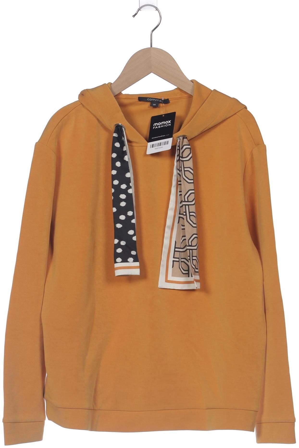 

Comma Damen Kapuzenpullover, orange, Gr. 36