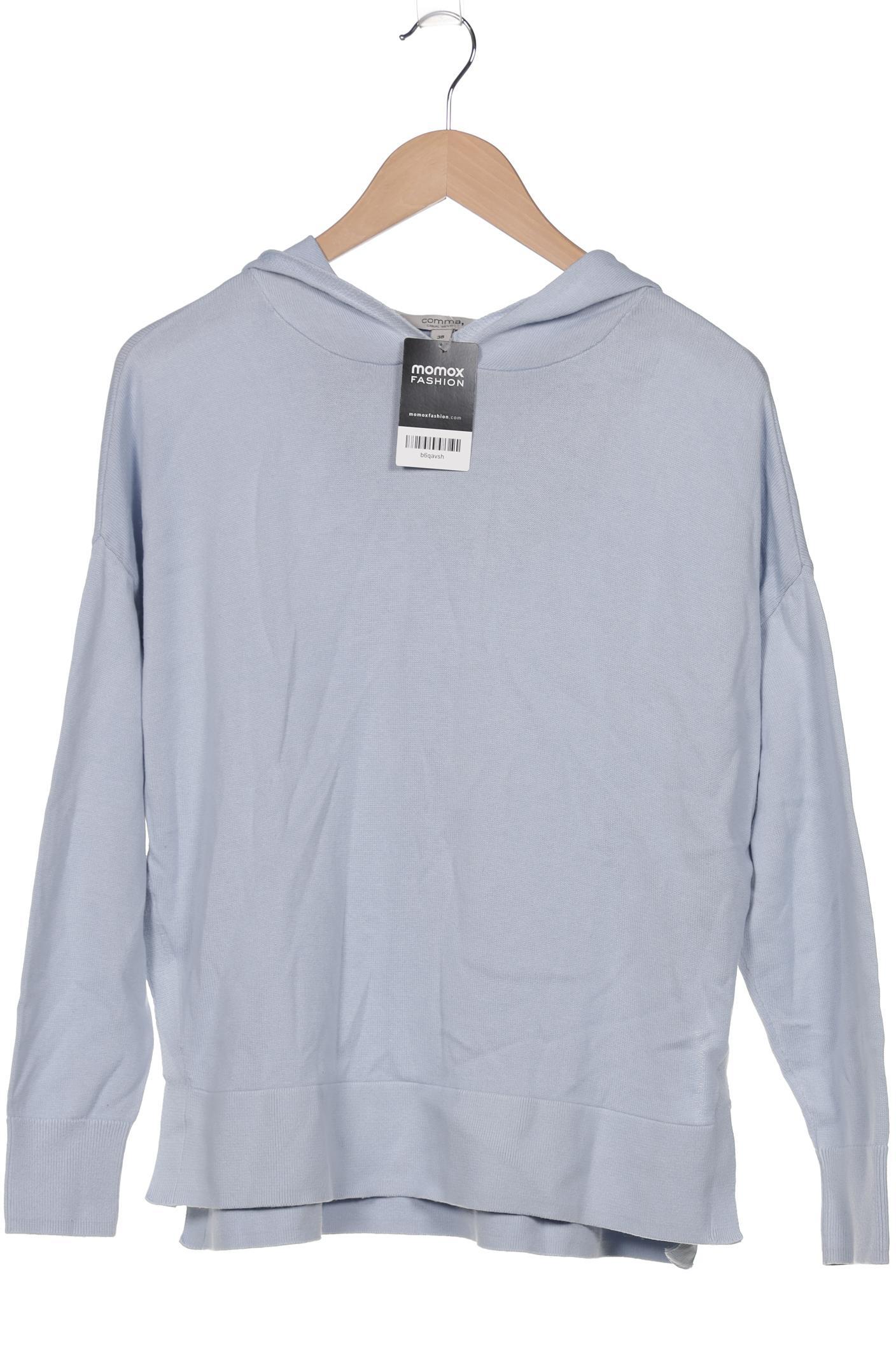 

Comma Damen Kapuzenpullover, hellblau, Gr. 38