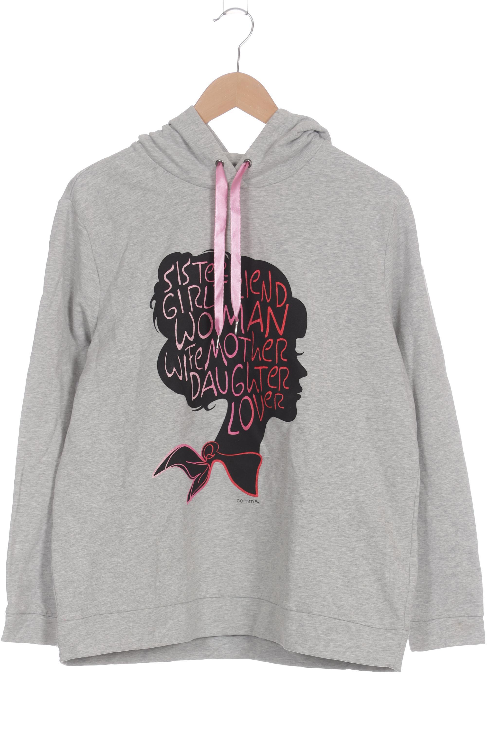 

Comma Damen Kapuzenpullover, grau, Gr. 42