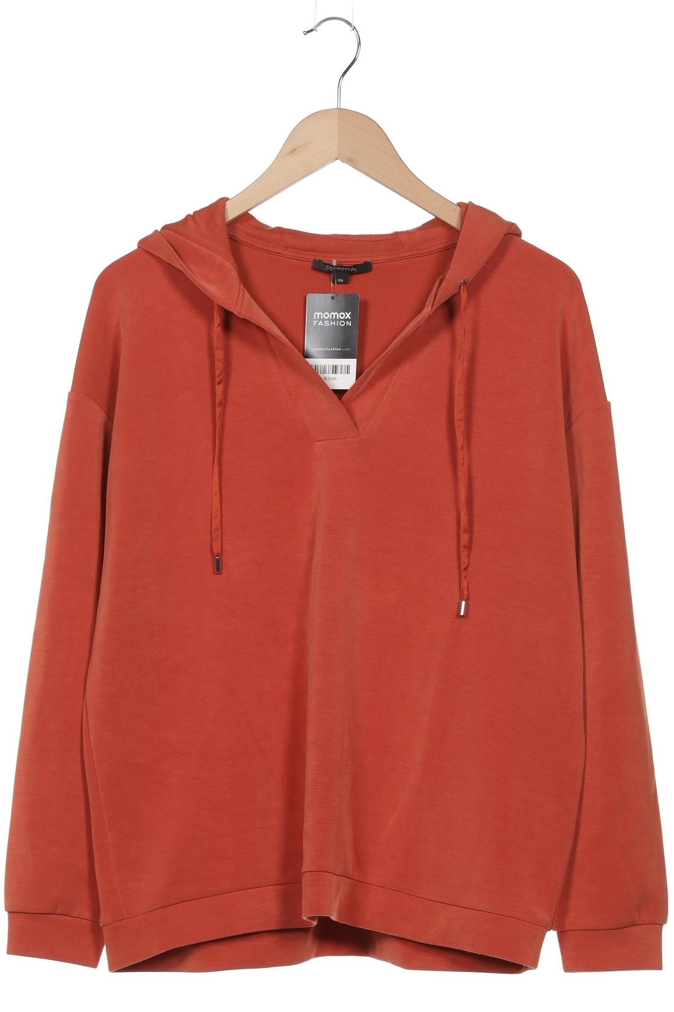 

Comma Damen Kapuzenpullover, orange, Gr. 38