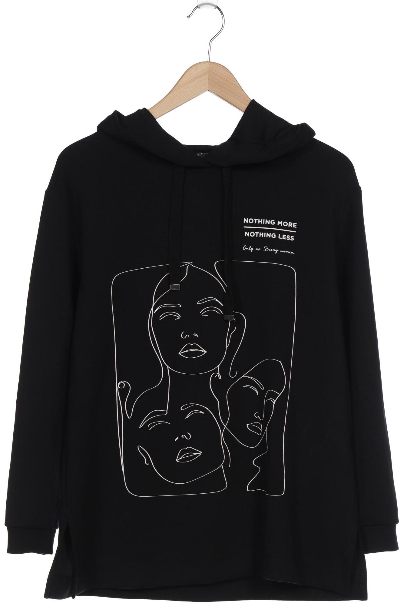 

Comma Damen Kapuzenpullover, schwarz, Gr. 36