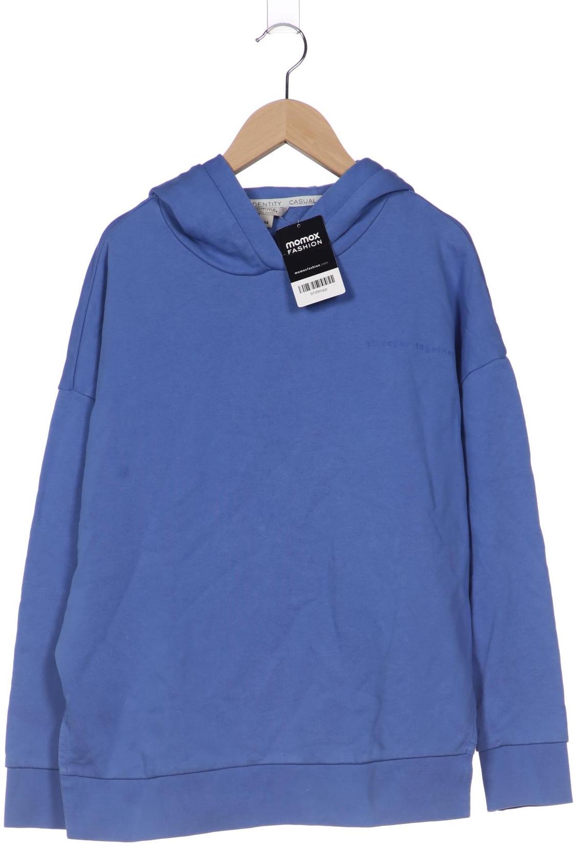 

Comma Damen Kapuzenpullover, blau, Gr. 34