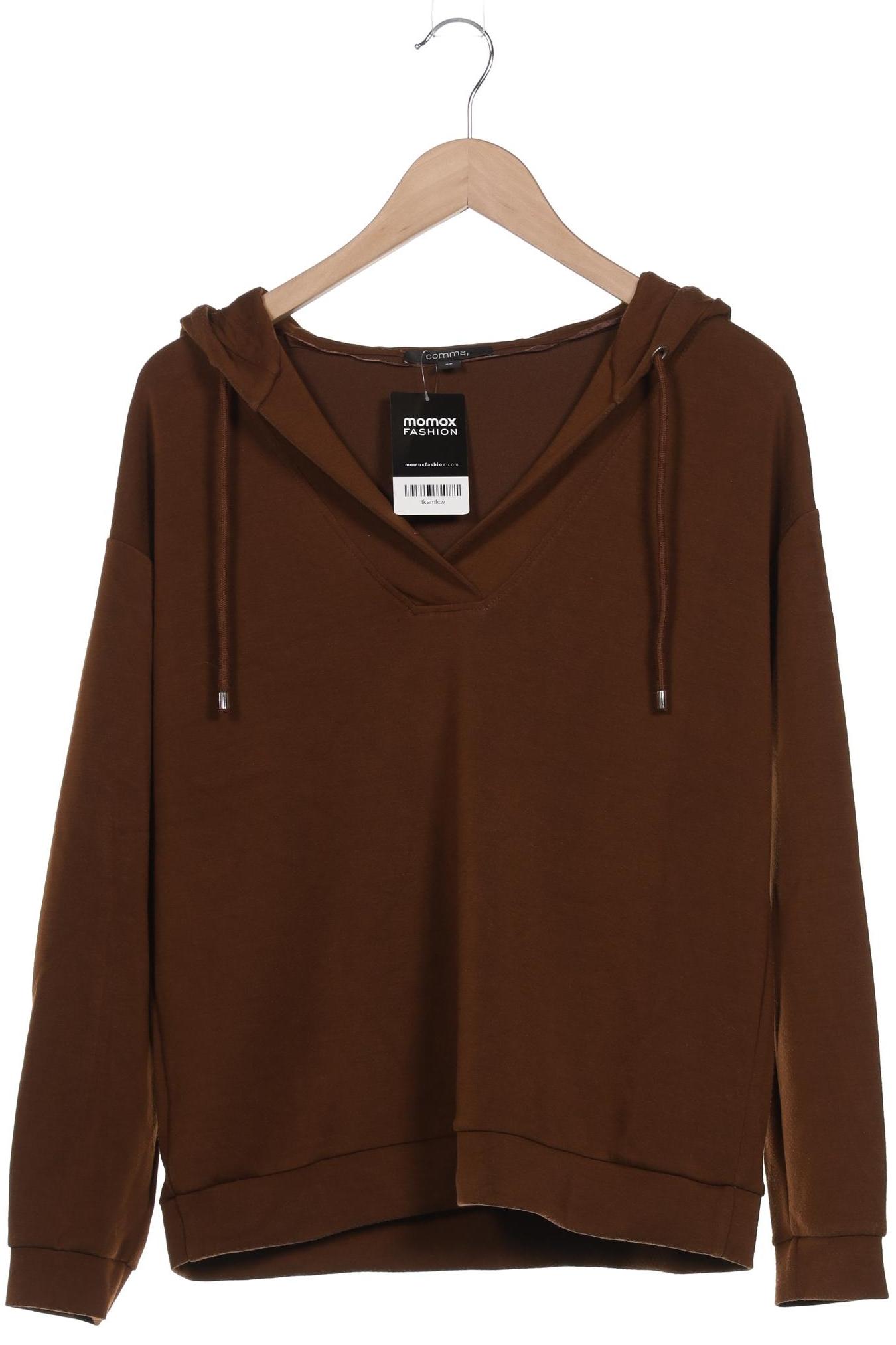 

Comma Damen Kapuzenpullover, braun, Gr. 38