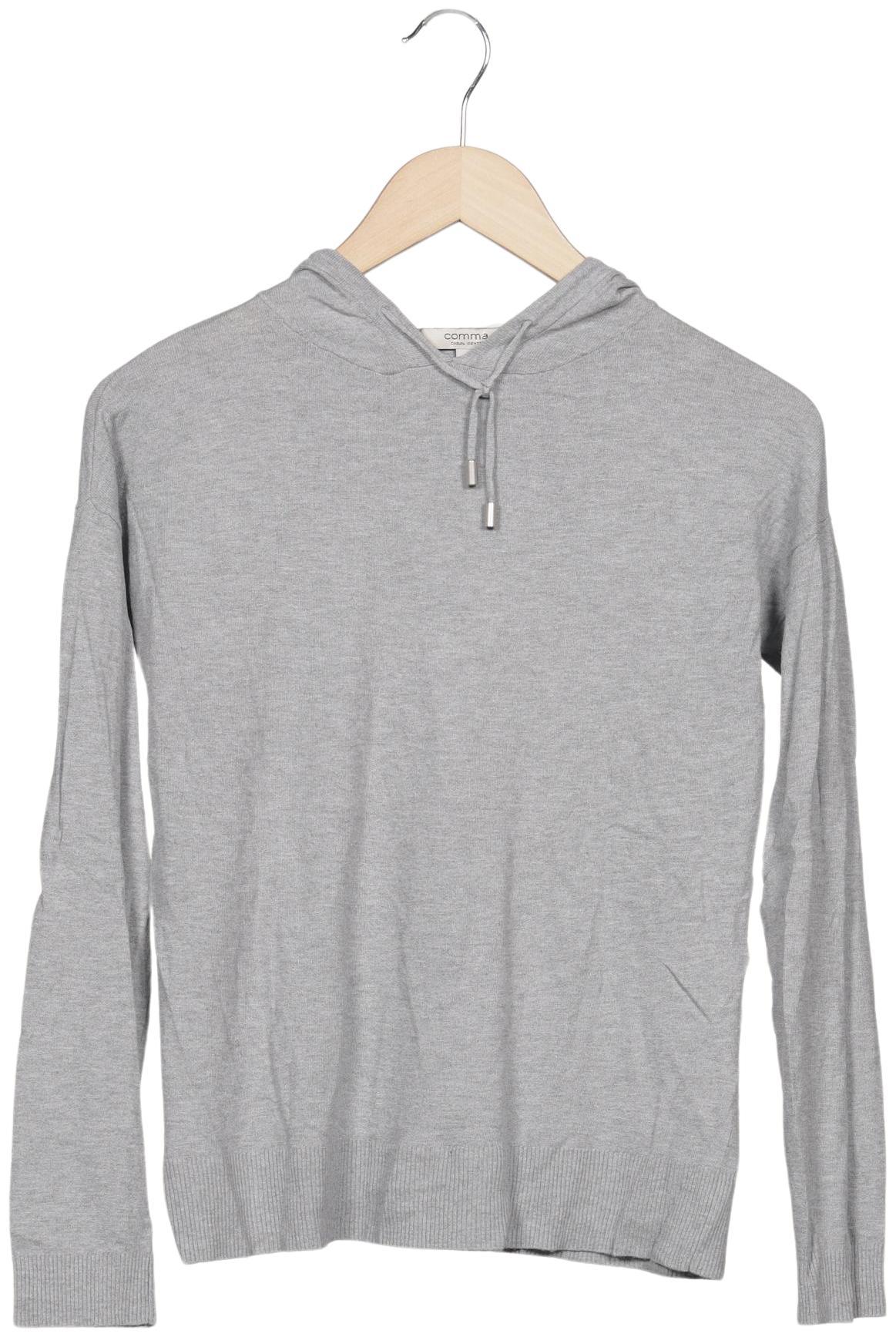 

Comma Damen Kapuzenpullover, grau, Gr. 34