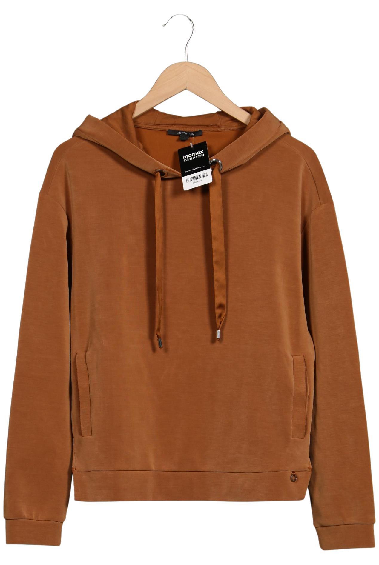 

Comma Damen Kapuzenpullover, beige, Gr. 40