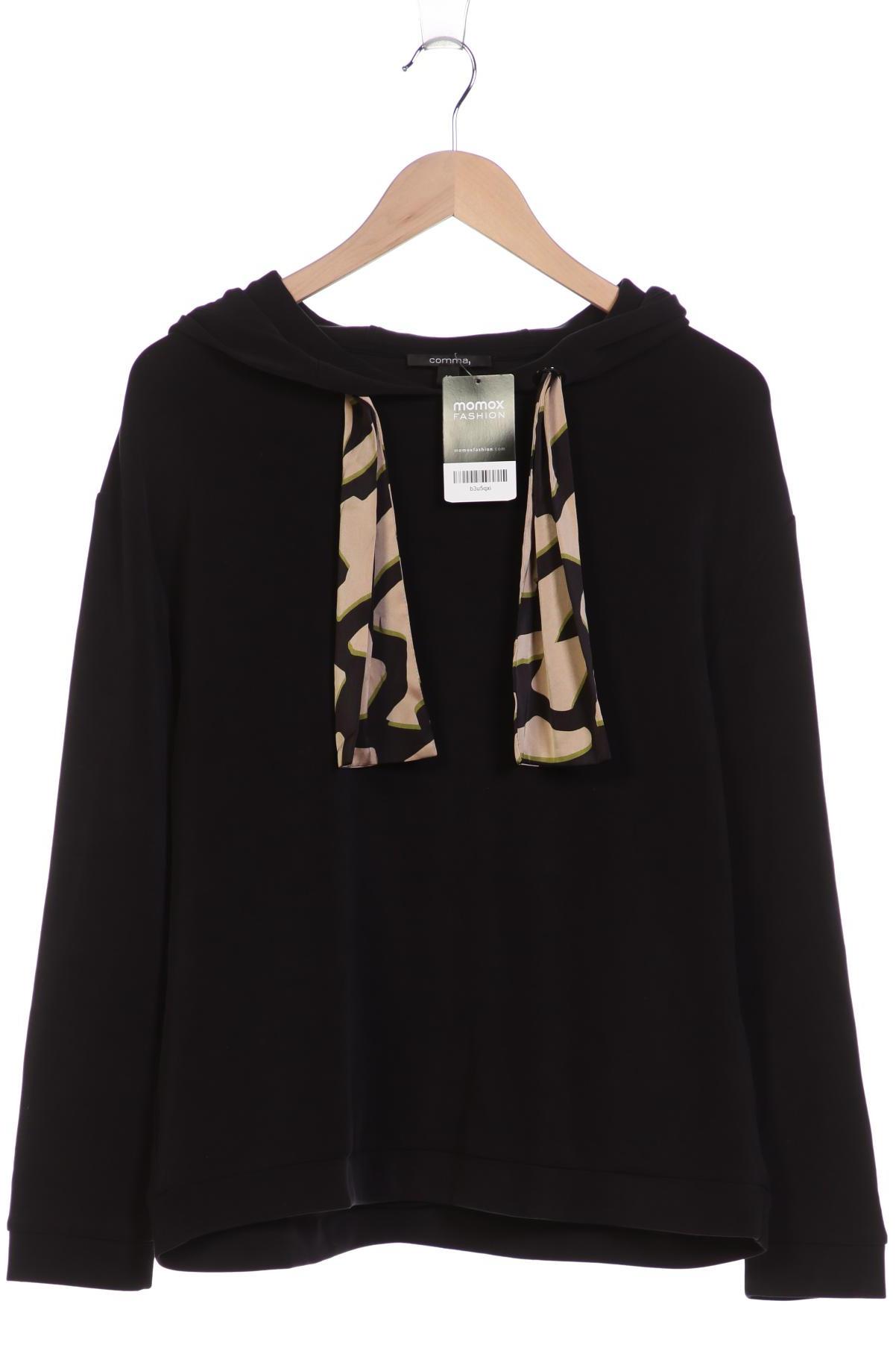 

Comma Damen Kapuzenpullover, schwarz, Gr. 42