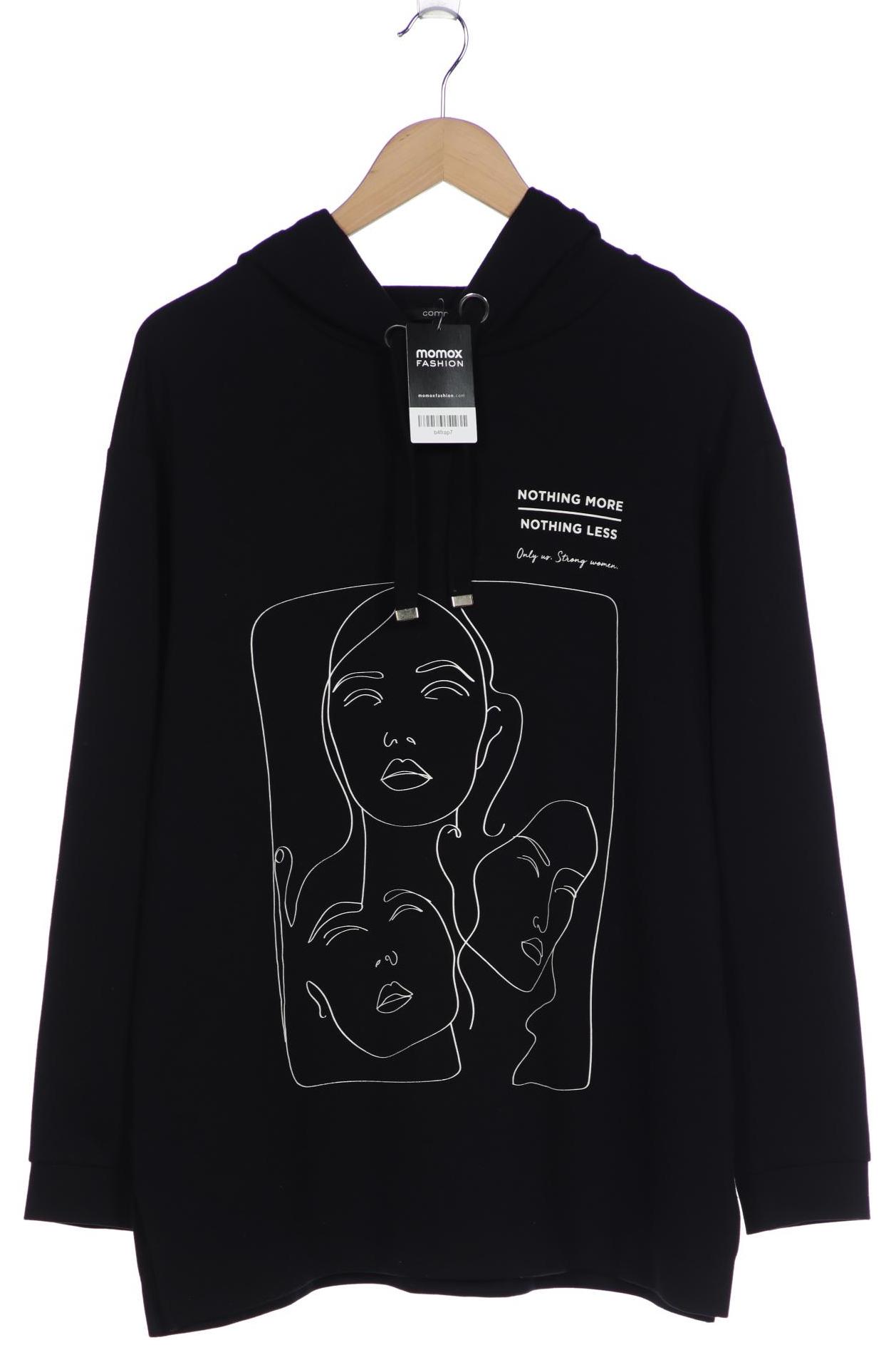 

Comma Damen Kapuzenpullover, schwarz