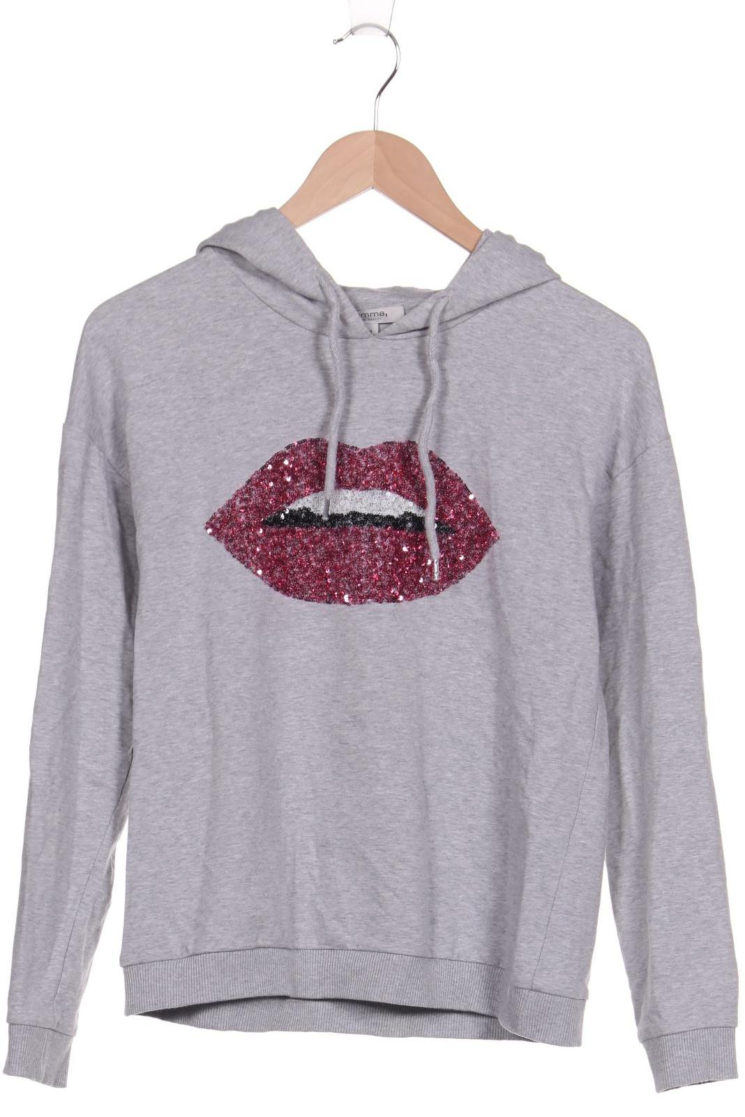 

Comma Damen Kapuzenpullover, grau, Gr. 36