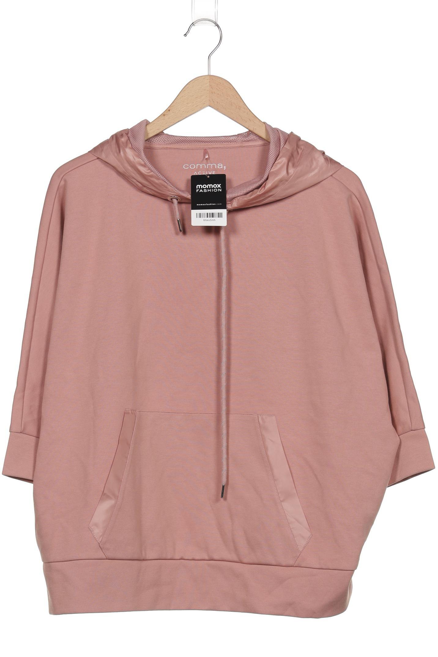 

Comma Damen Kapuzenpullover, pink, Gr. 38