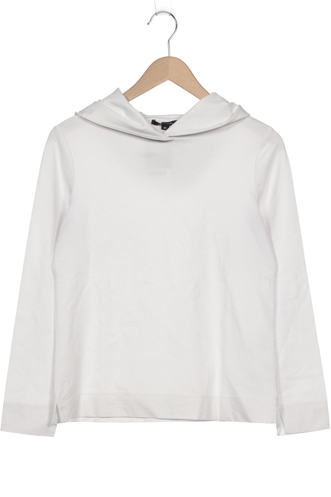 

Comma Damen Kapuzenpullover, weiß, Gr. 36