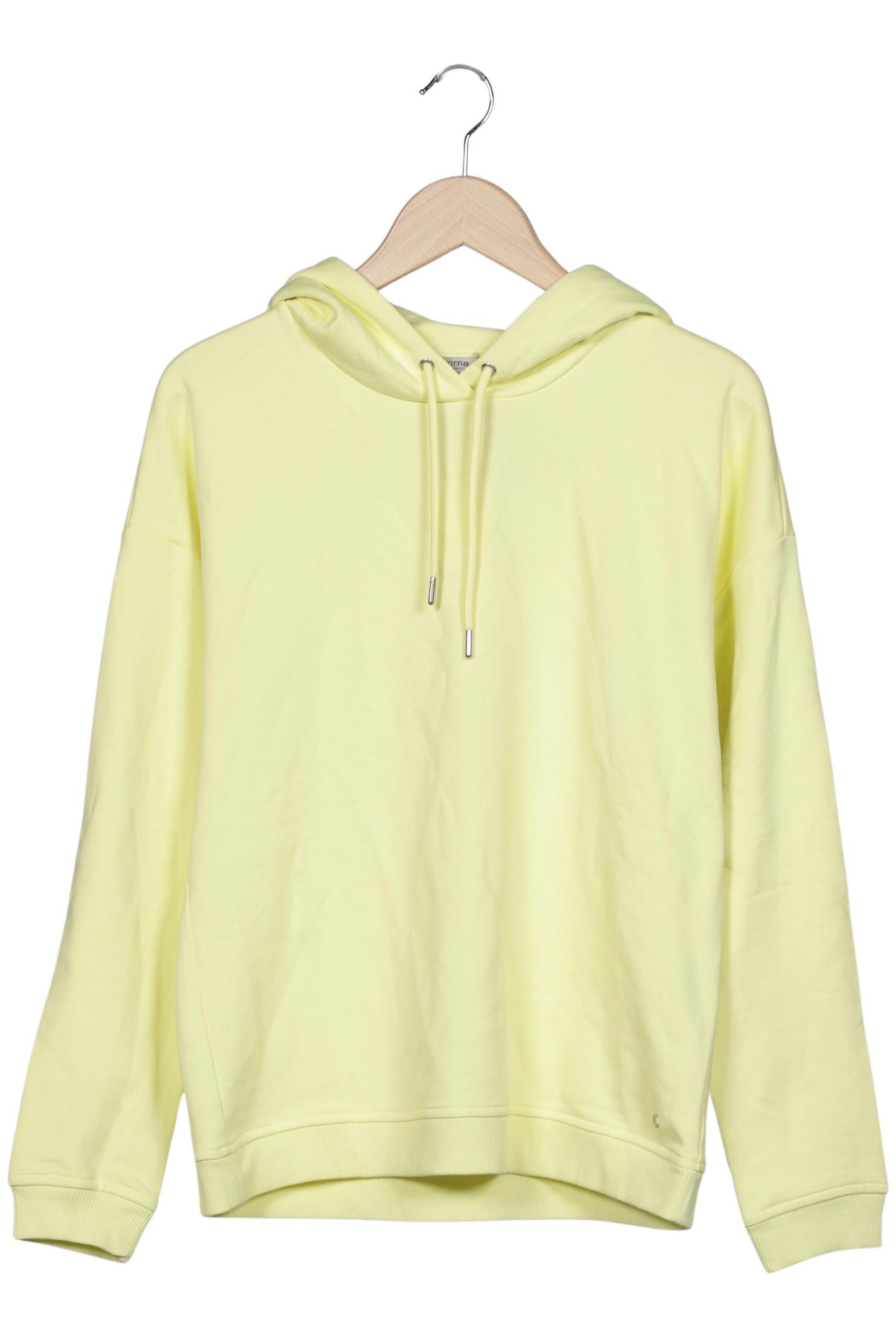

Comma Damen Kapuzenpullover, gelb, Gr. 40
