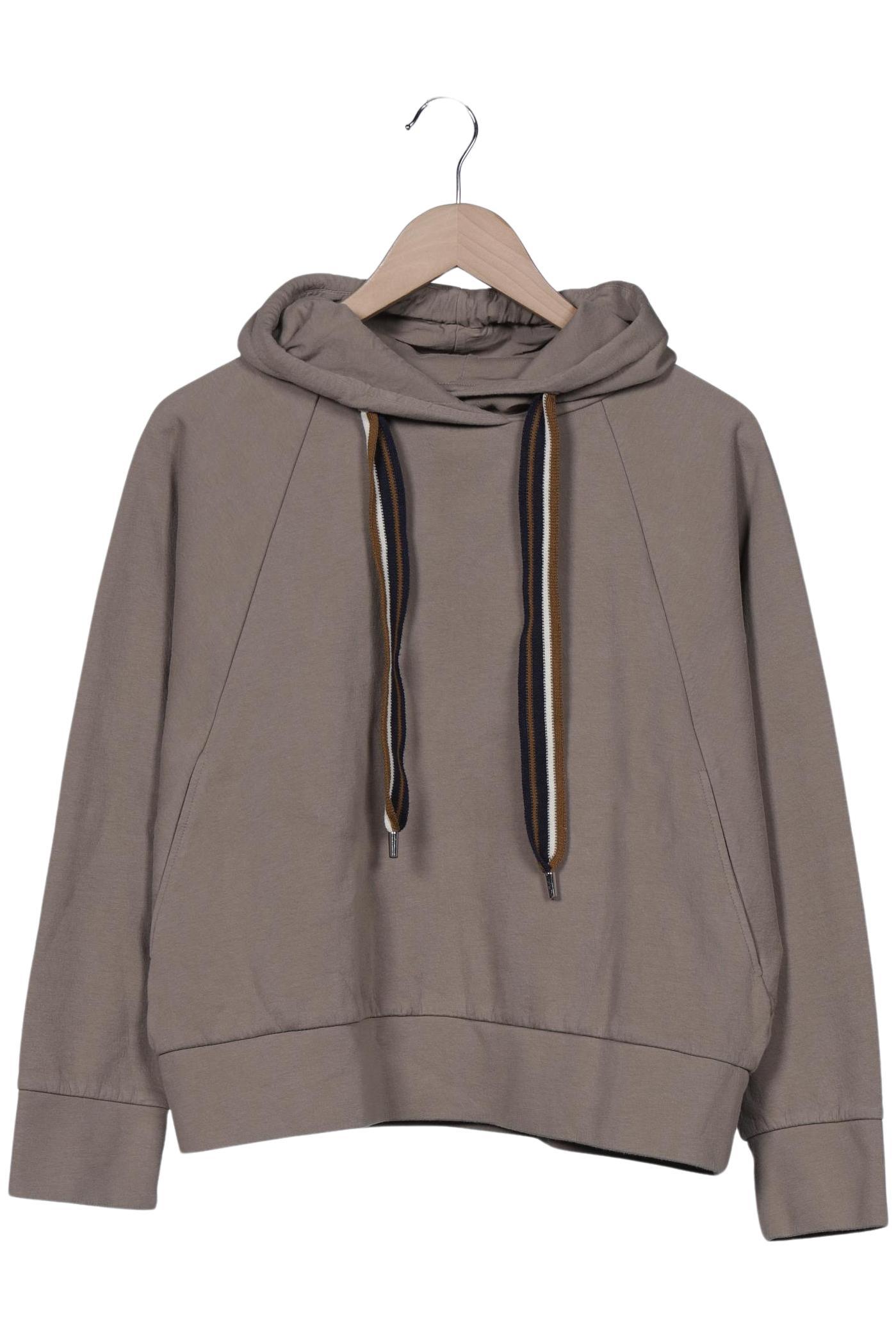 

Comma Damen Kapuzenpullover, beige, Gr. 40