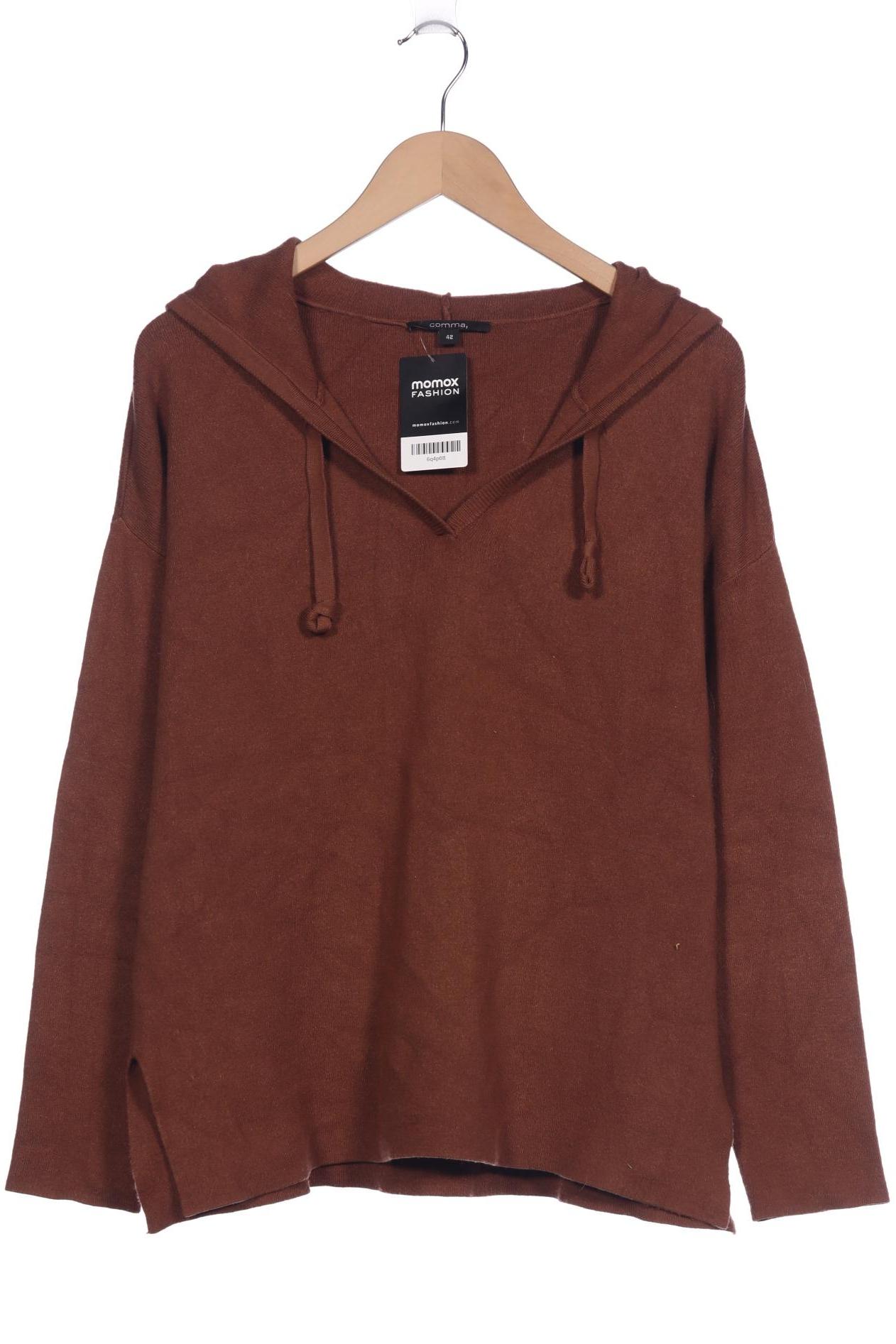 

Comma Damen Kapuzenpullover, braun, Gr. 42