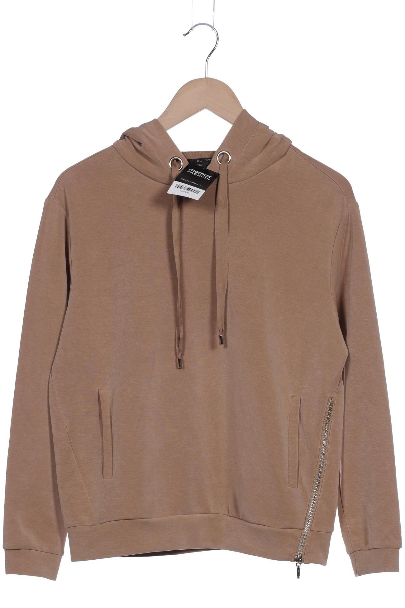 

Comma Damen Kapuzenpullover, beige, Gr. 34