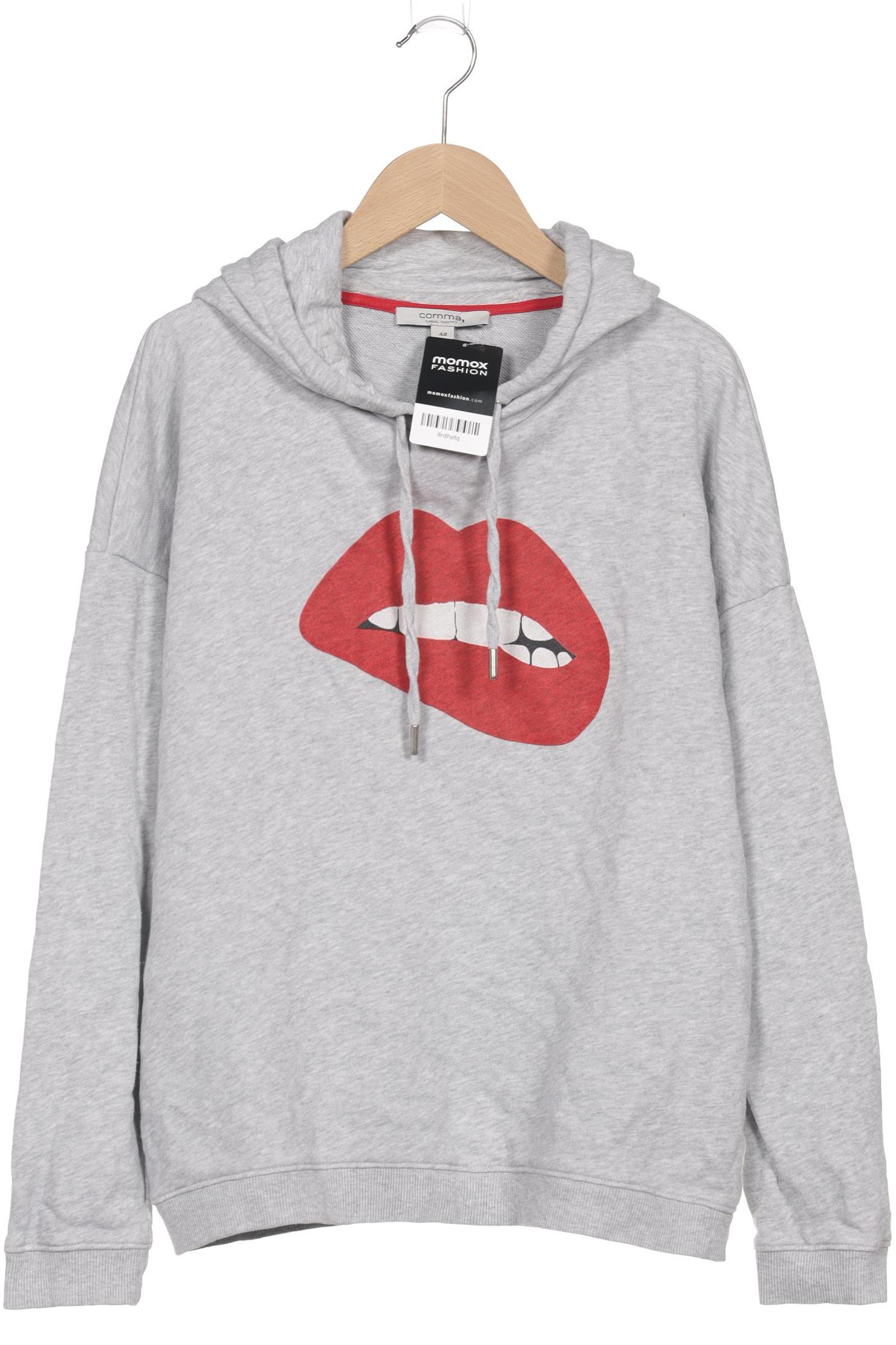 

Comma Damen Kapuzenpullover, grau, Gr. 42