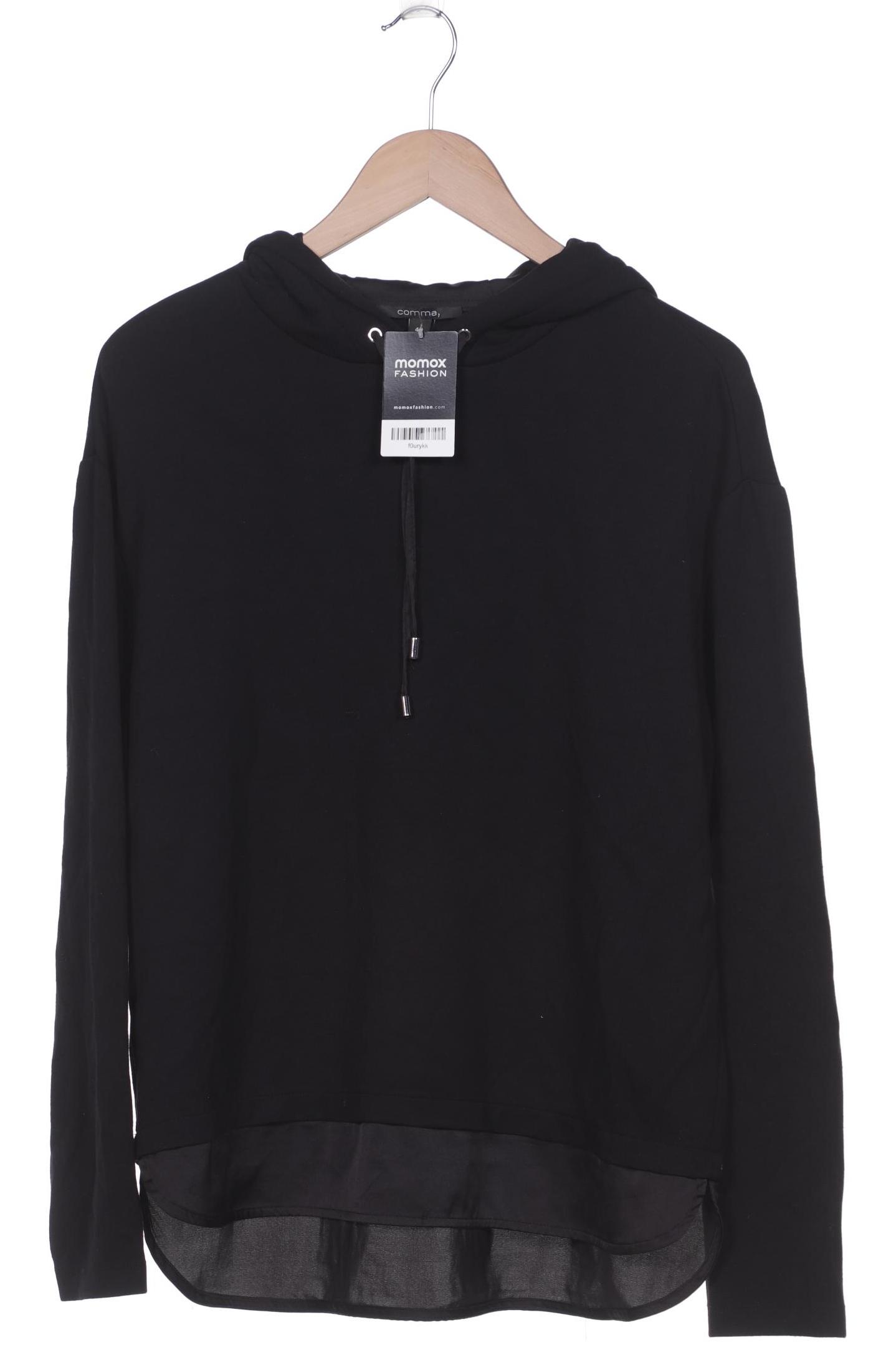 

Comma Damen Kapuzenpullover, schwarz
