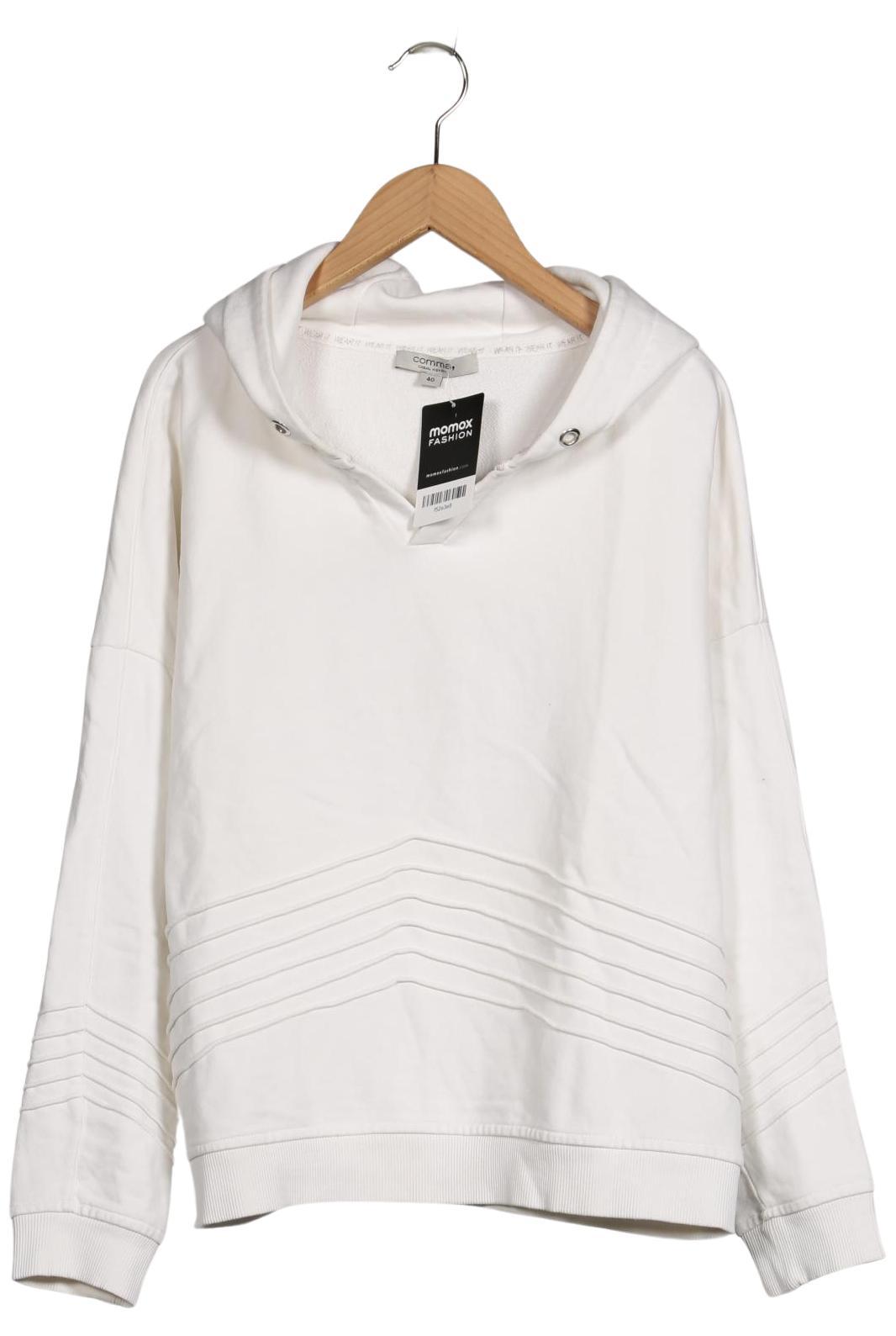

Comma Damen Kapuzenpullover, weiß, Gr. 40