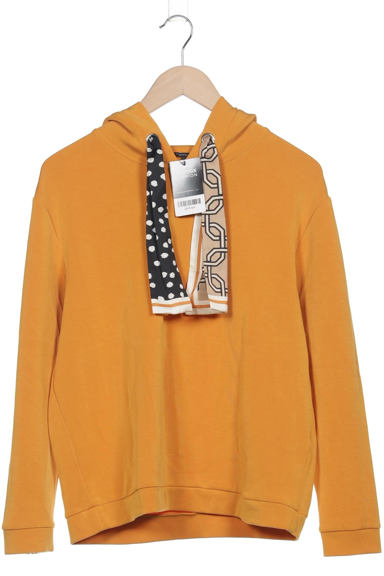 

Comma Damen Kapuzenpullover, orange, Gr. 38