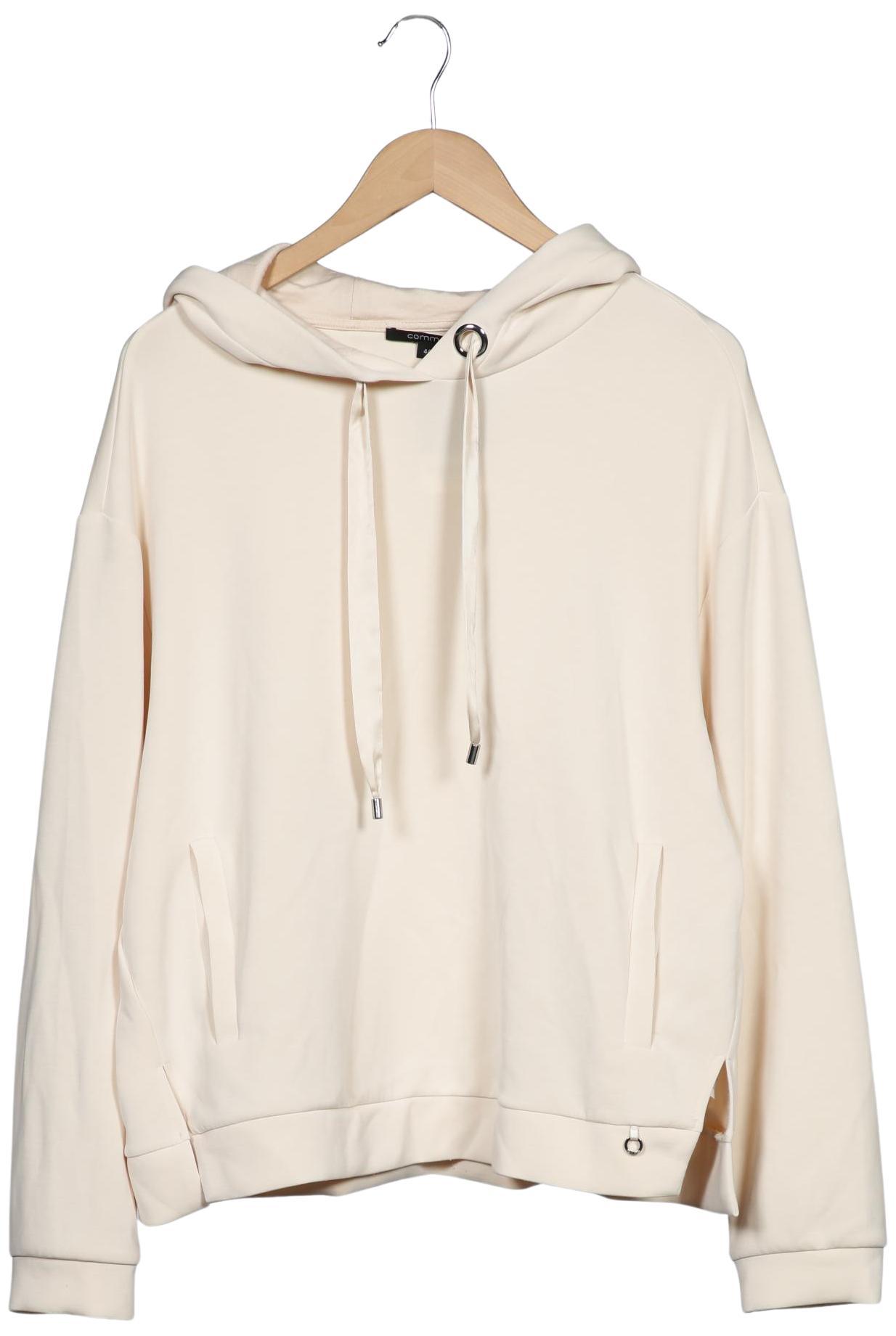 

Comma Damen Kapuzenpullover, cremeweiß, Gr. 44