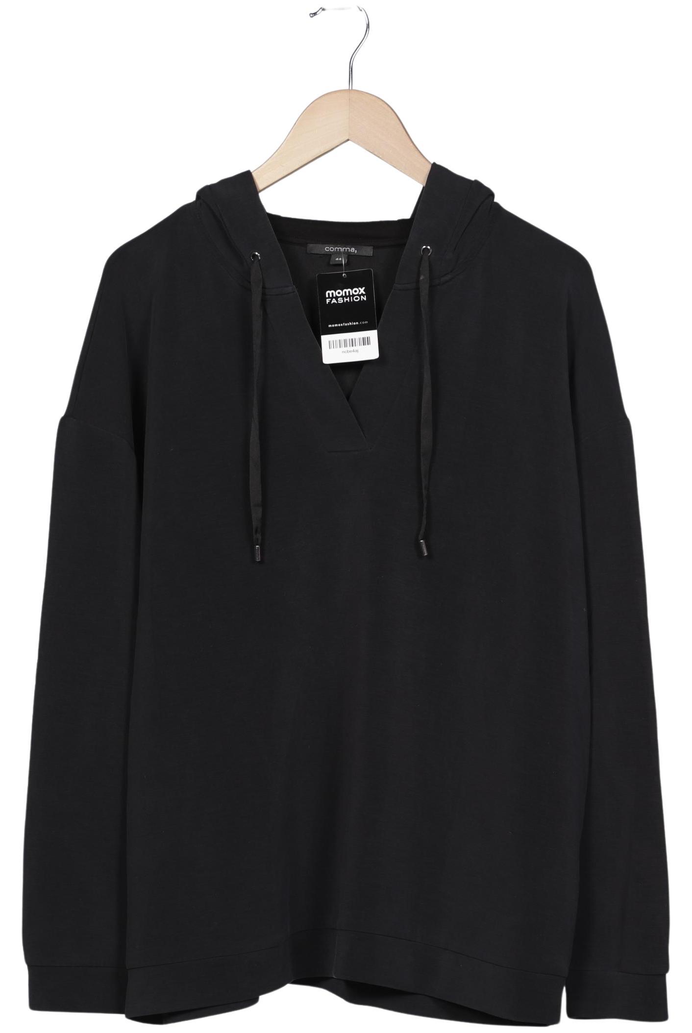 

Comma Damen Kapuzenpullover, schwarz, Gr. 44