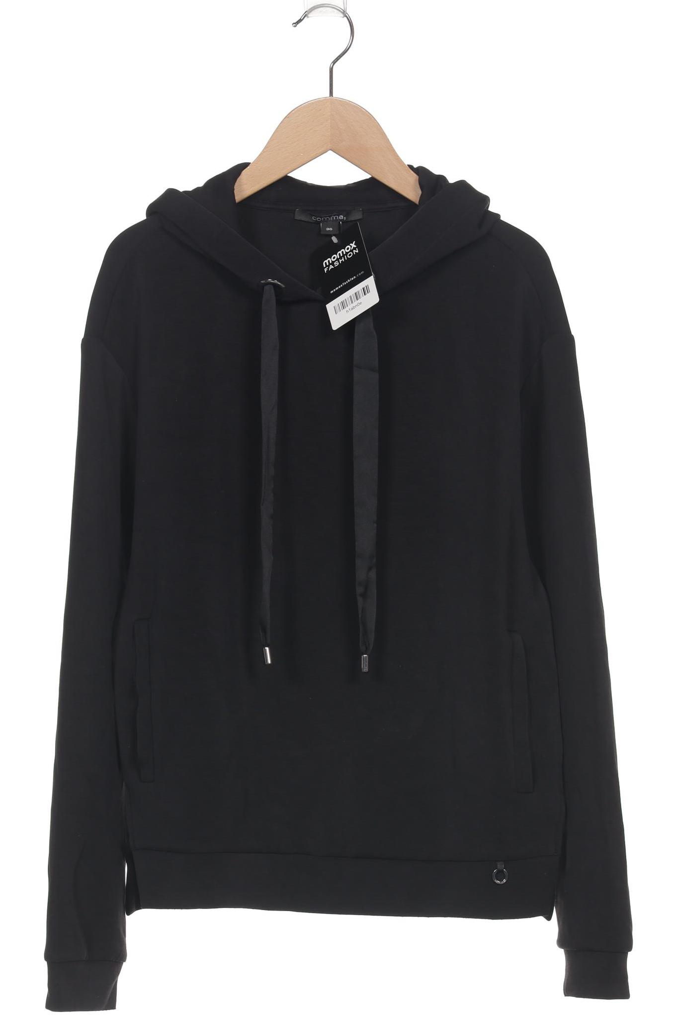 

Comma Damen Kapuzenpullover, schwarz, Gr. 36