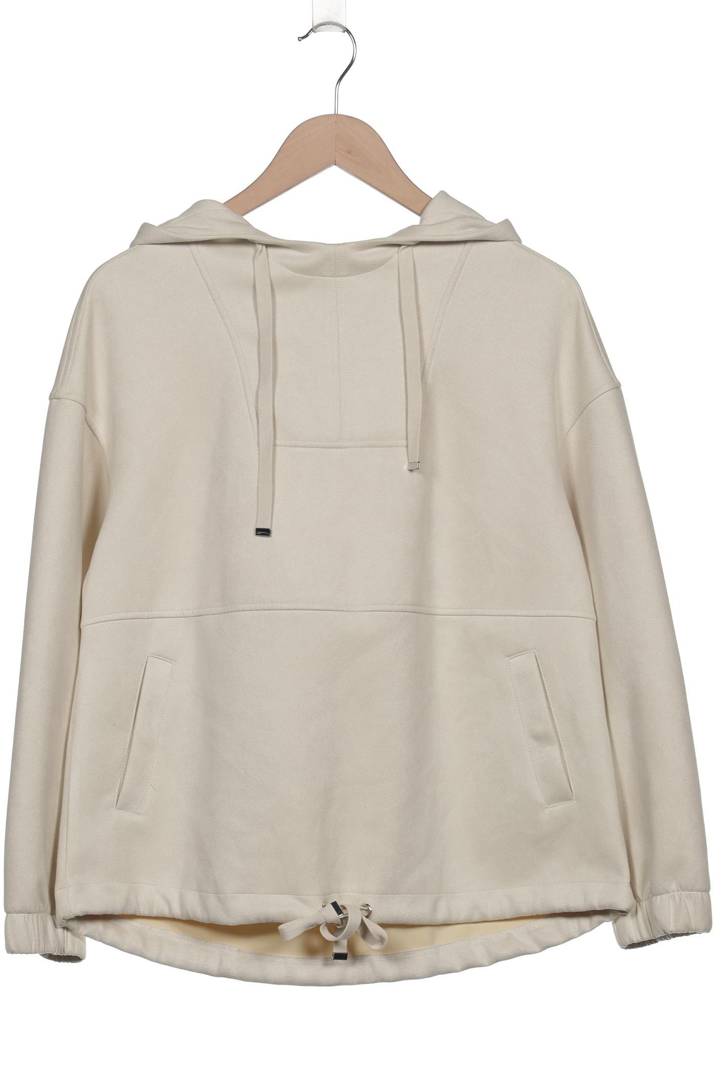 

Comma Damen Kapuzenpullover, cremeweiß, Gr. 32