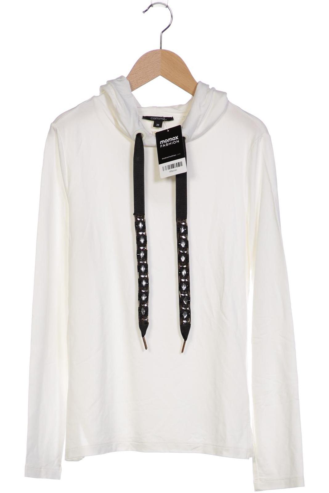 

Comma Damen Kapuzenpullover, weiß, Gr. 38