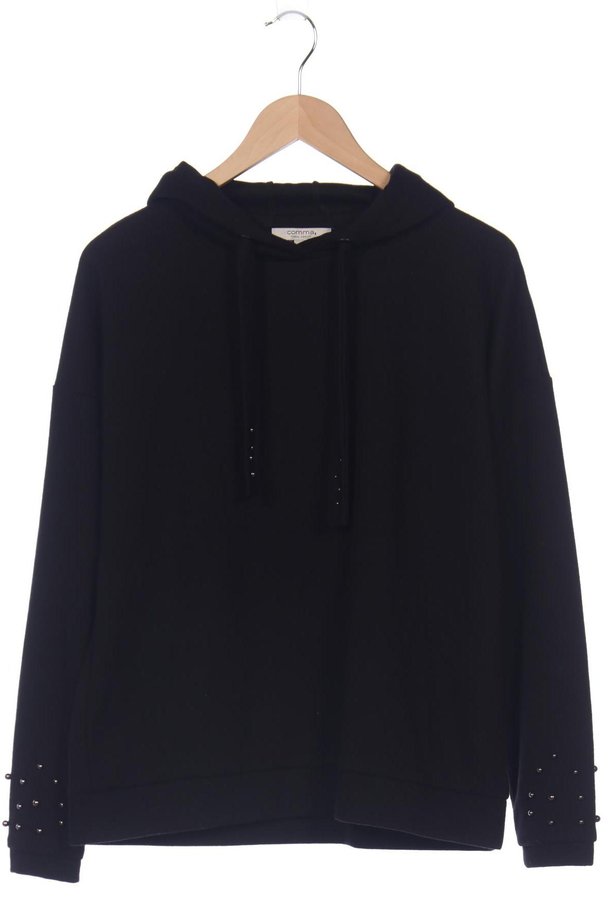 

Comma Damen Kapuzenpullover, schwarz, Gr. 40