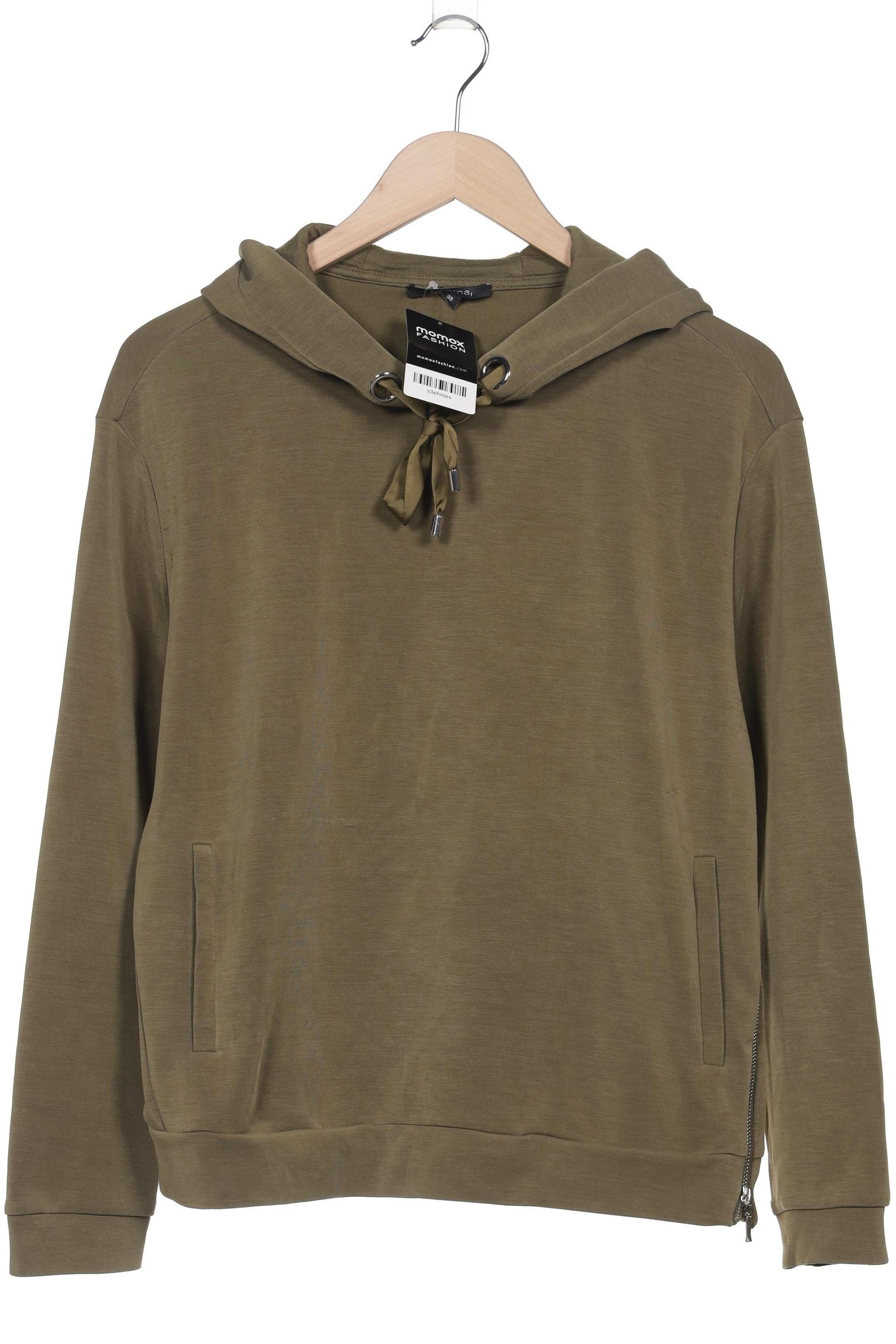 

Comma Damen Kapuzenpullover, grün, Gr. 38