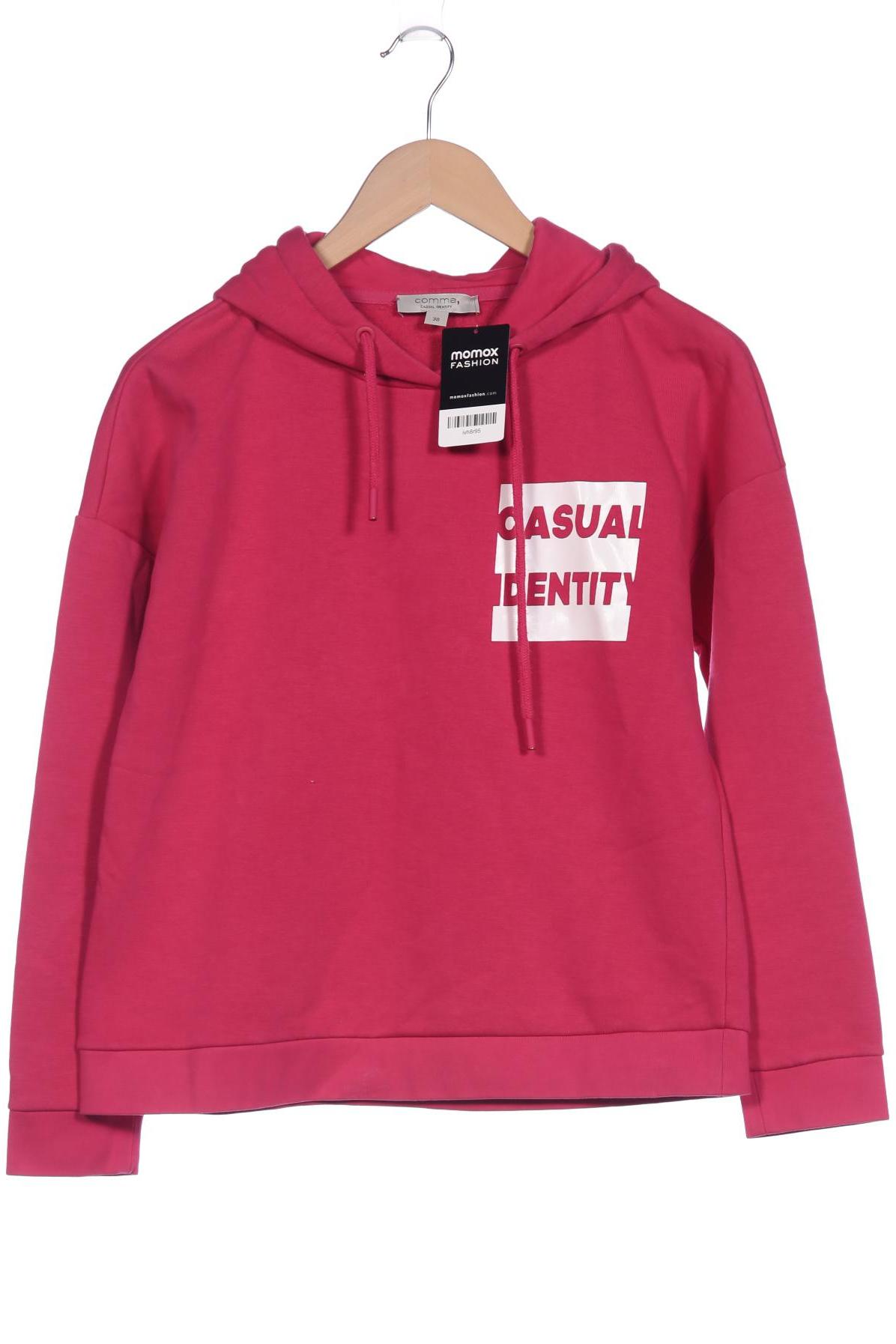 

Comma Damen Kapuzenpullover, pink, Gr. 38