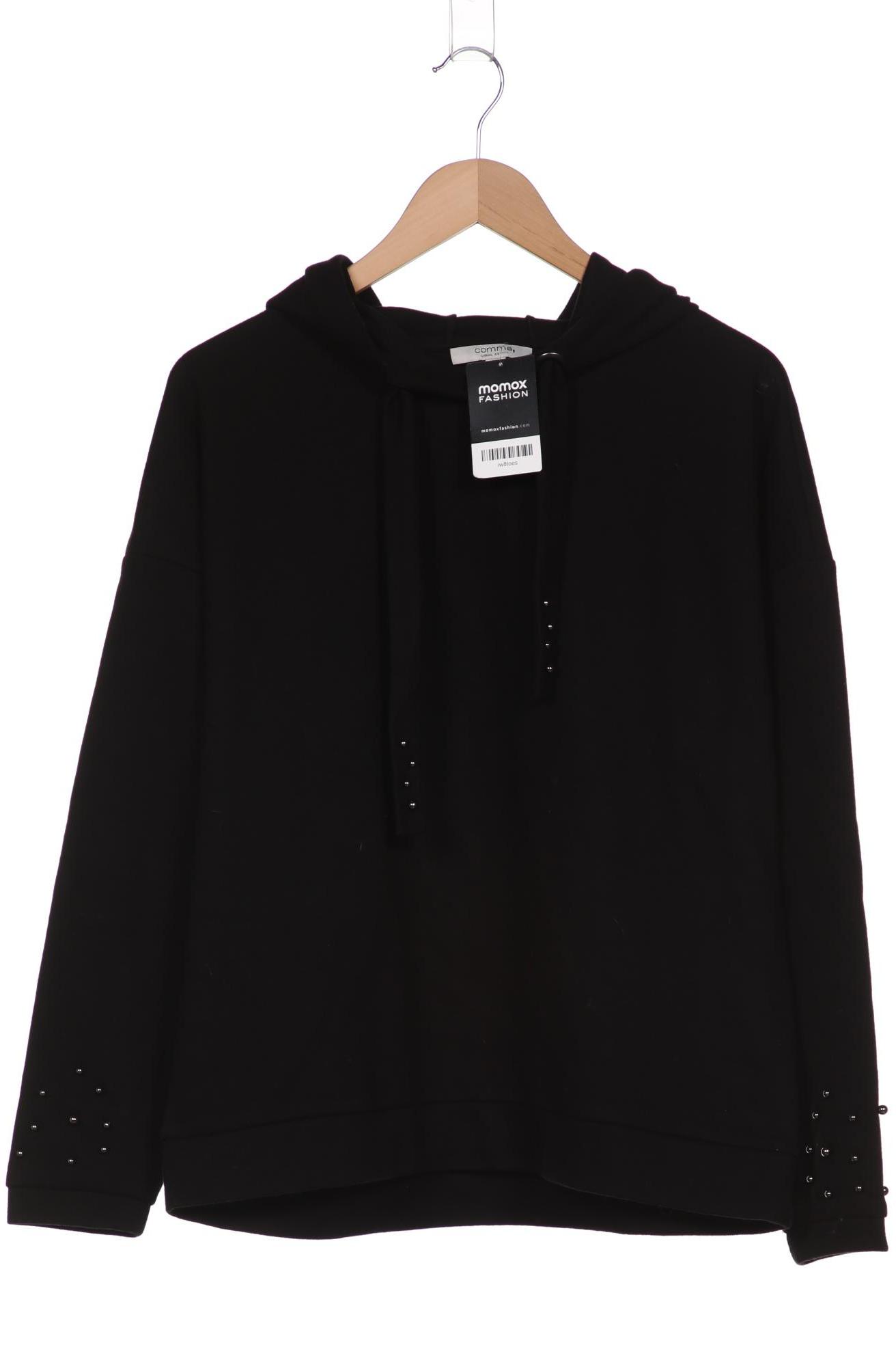 

Comma Damen Kapuzenpullover, schwarz