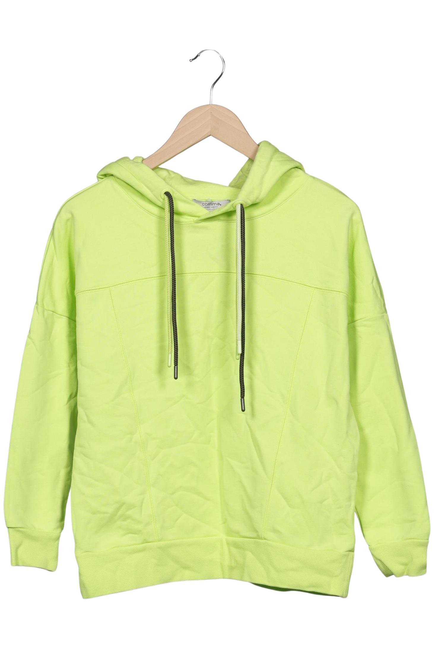 

Comma Damen Kapuzenpullover, neon, Gr. 34