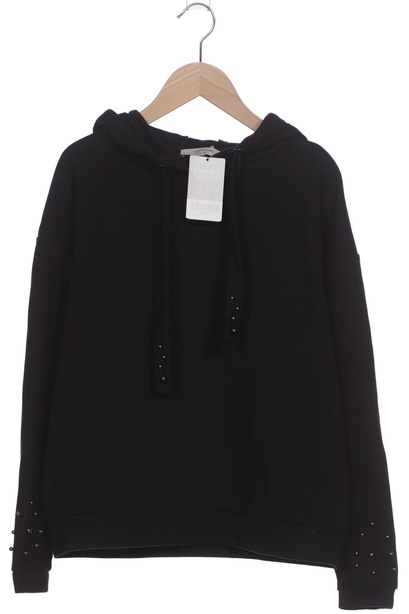 

Comma Damen Kapuzenpullover, schwarz, Gr. 34