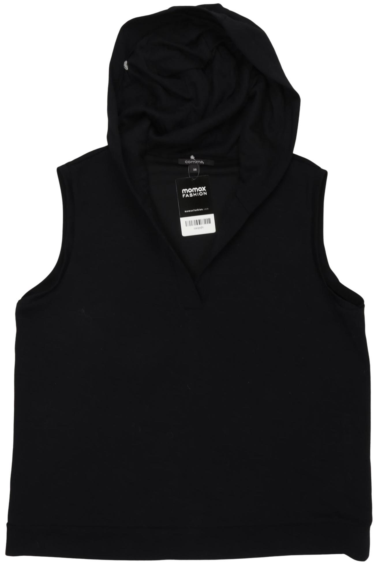 

Comma Damen Kapuzenpullover, schwarz, Gr. 38
