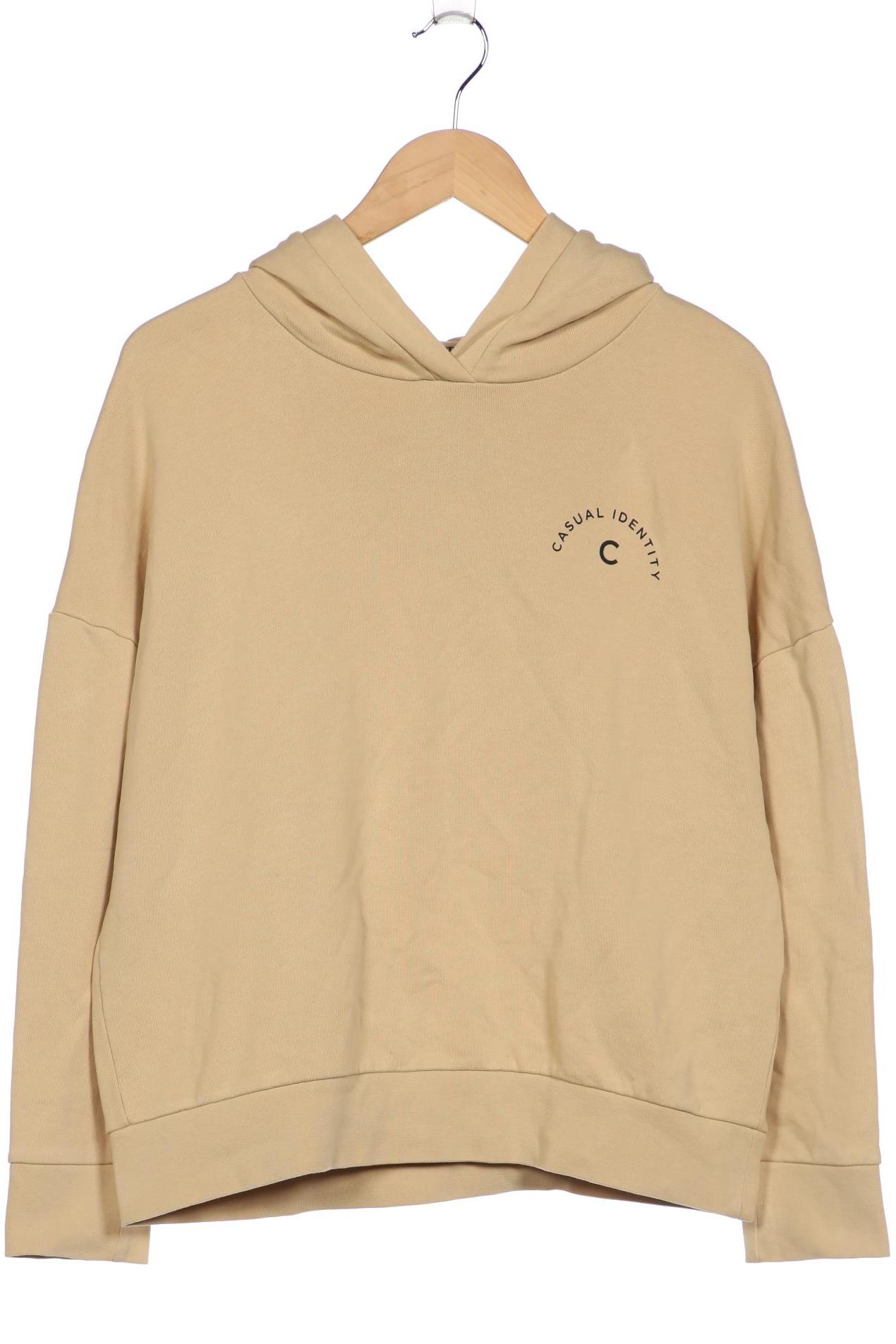 

Comma Damen Kapuzenpullover, beige, Gr. 40