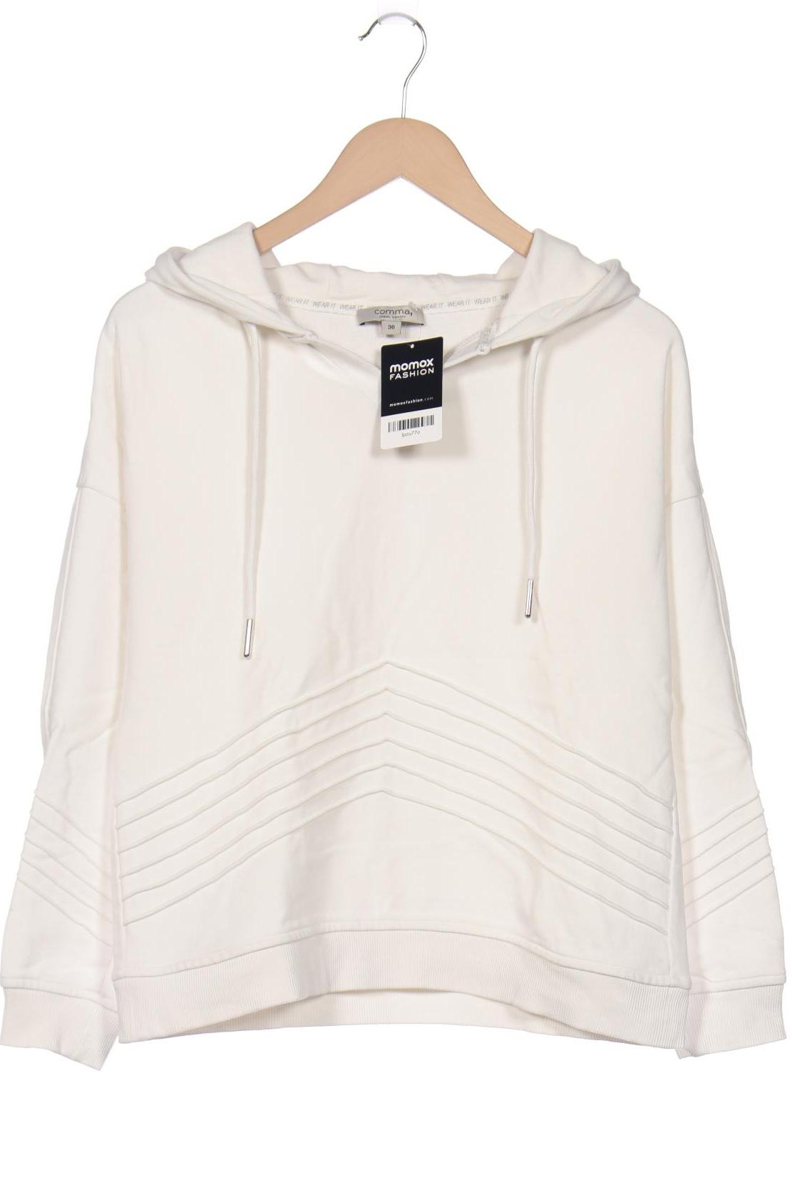 

Comma Damen Kapuzenpullover, weiß