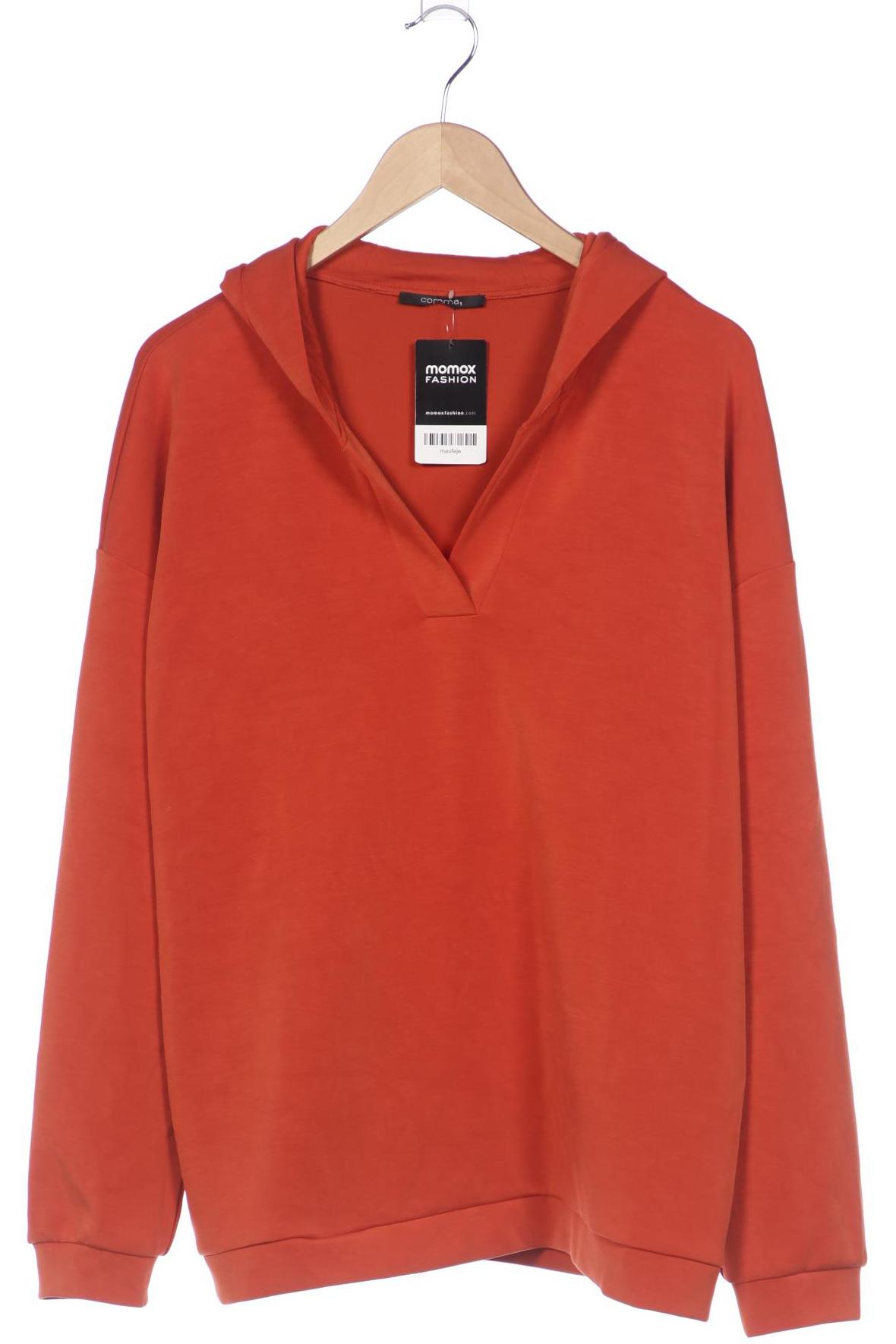 

Comma Damen Kapuzenpullover, orange, Gr. 44