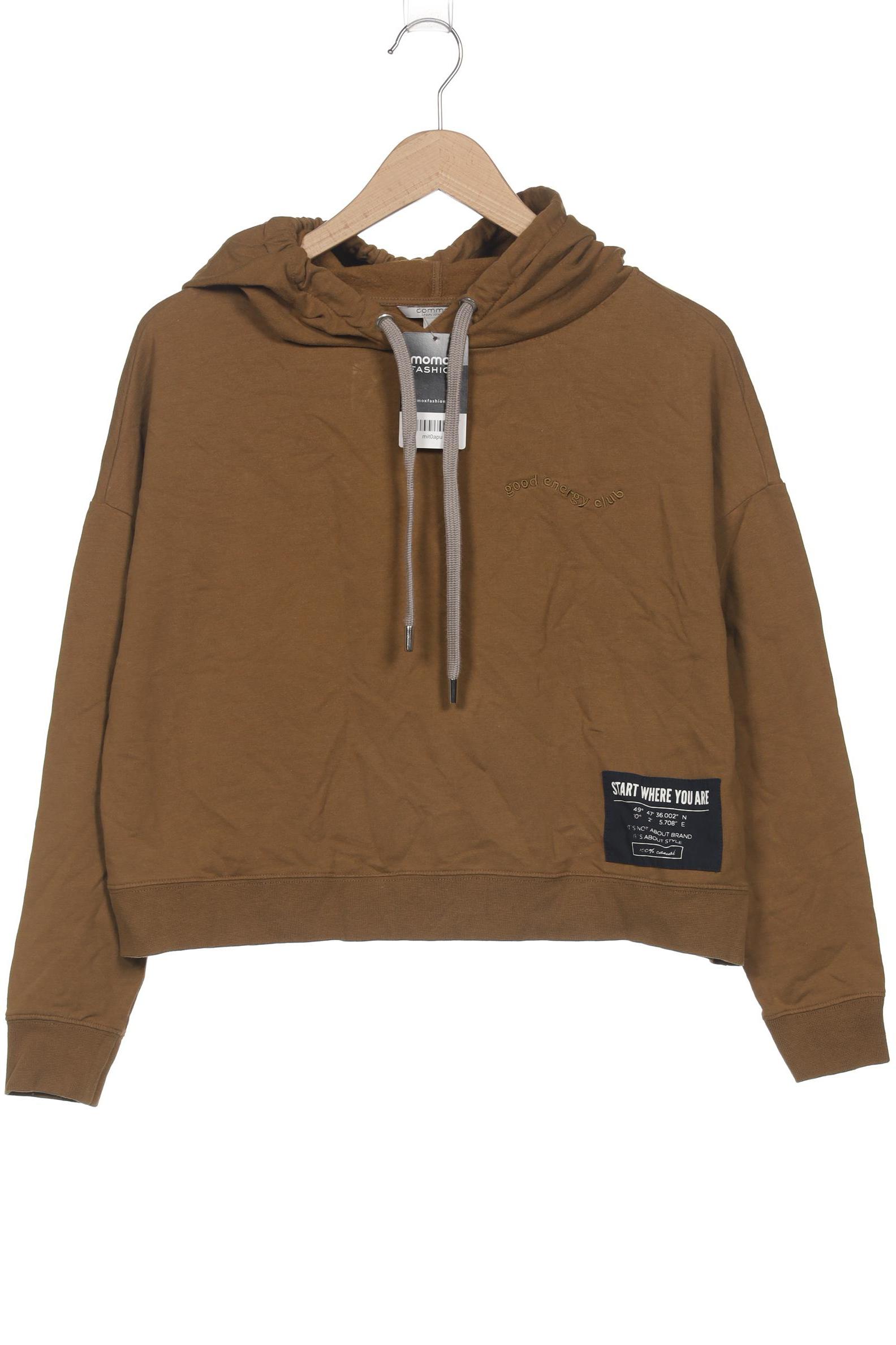

Comma Damen Kapuzenpullover, braun, Gr. 34