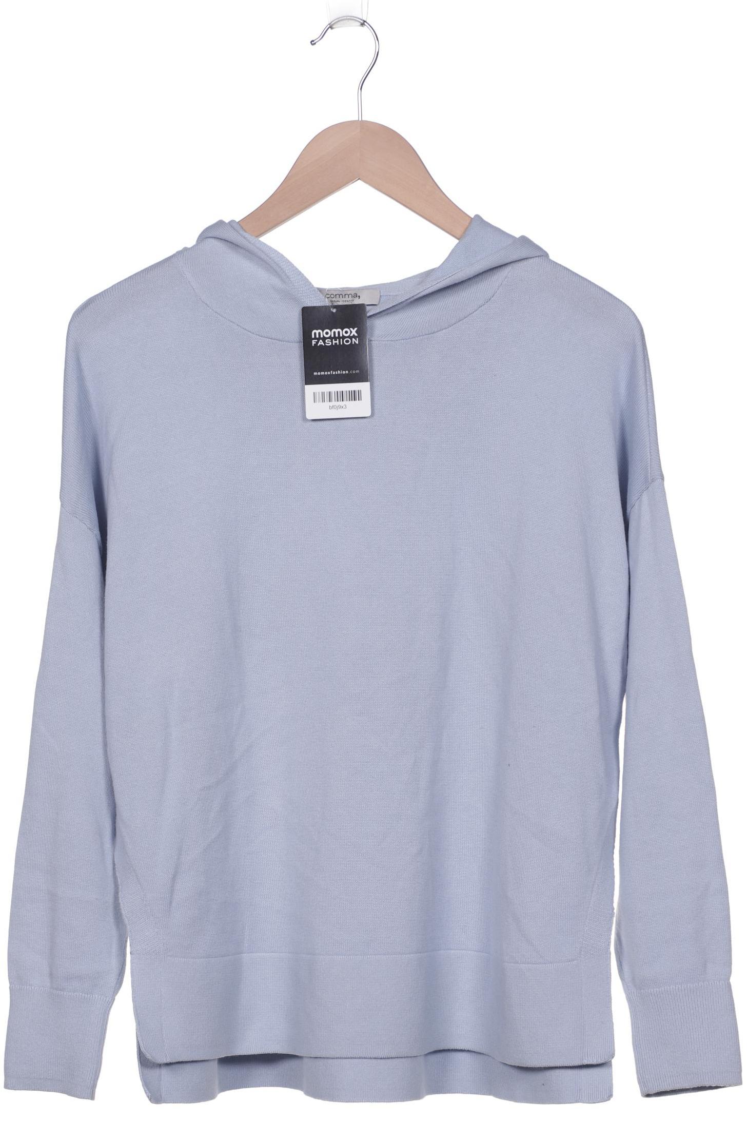 

Comma Damen Kapuzenpullover, hellblau, Gr. 38