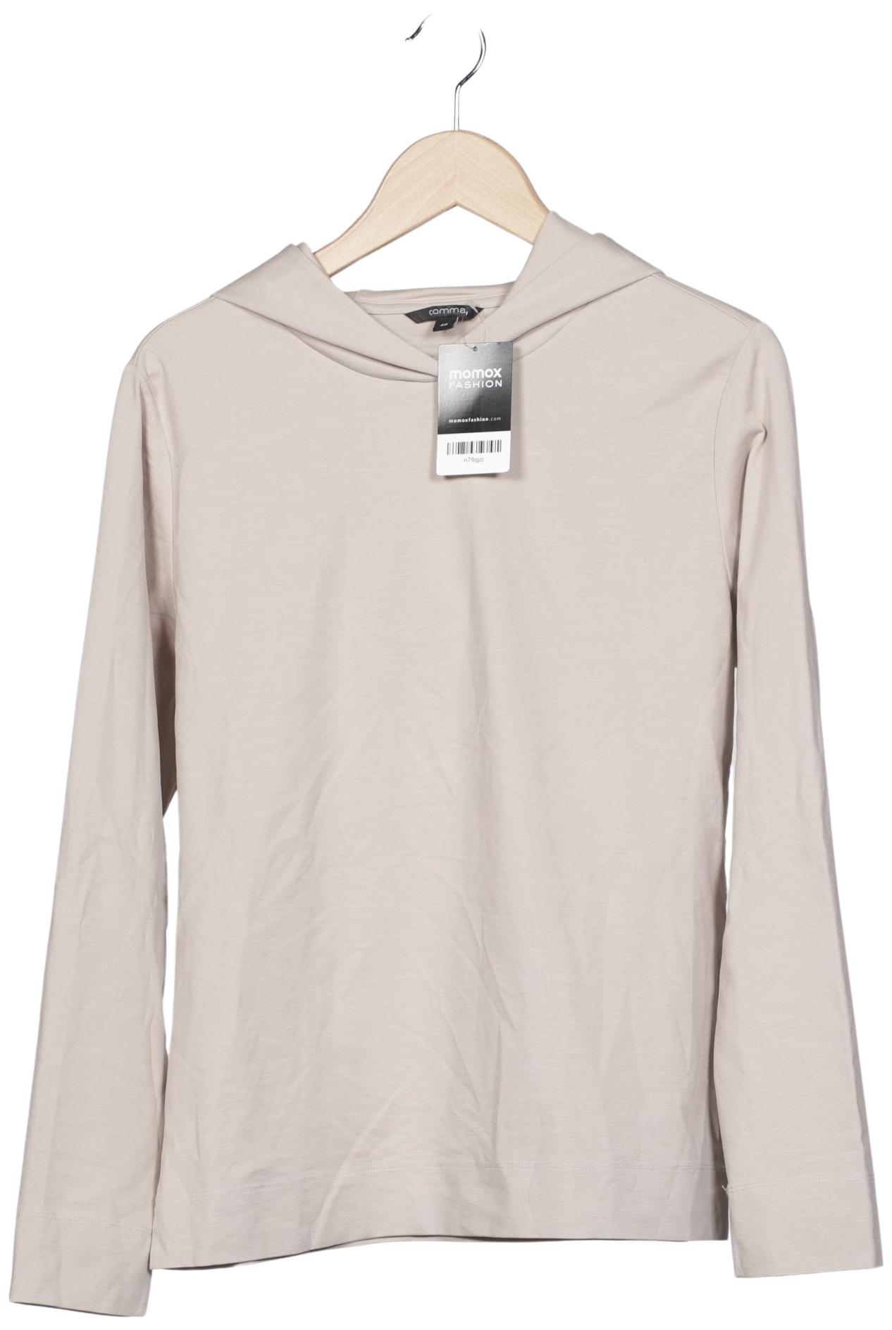 

Comma Damen Kapuzenpullover, beige, Gr. 40