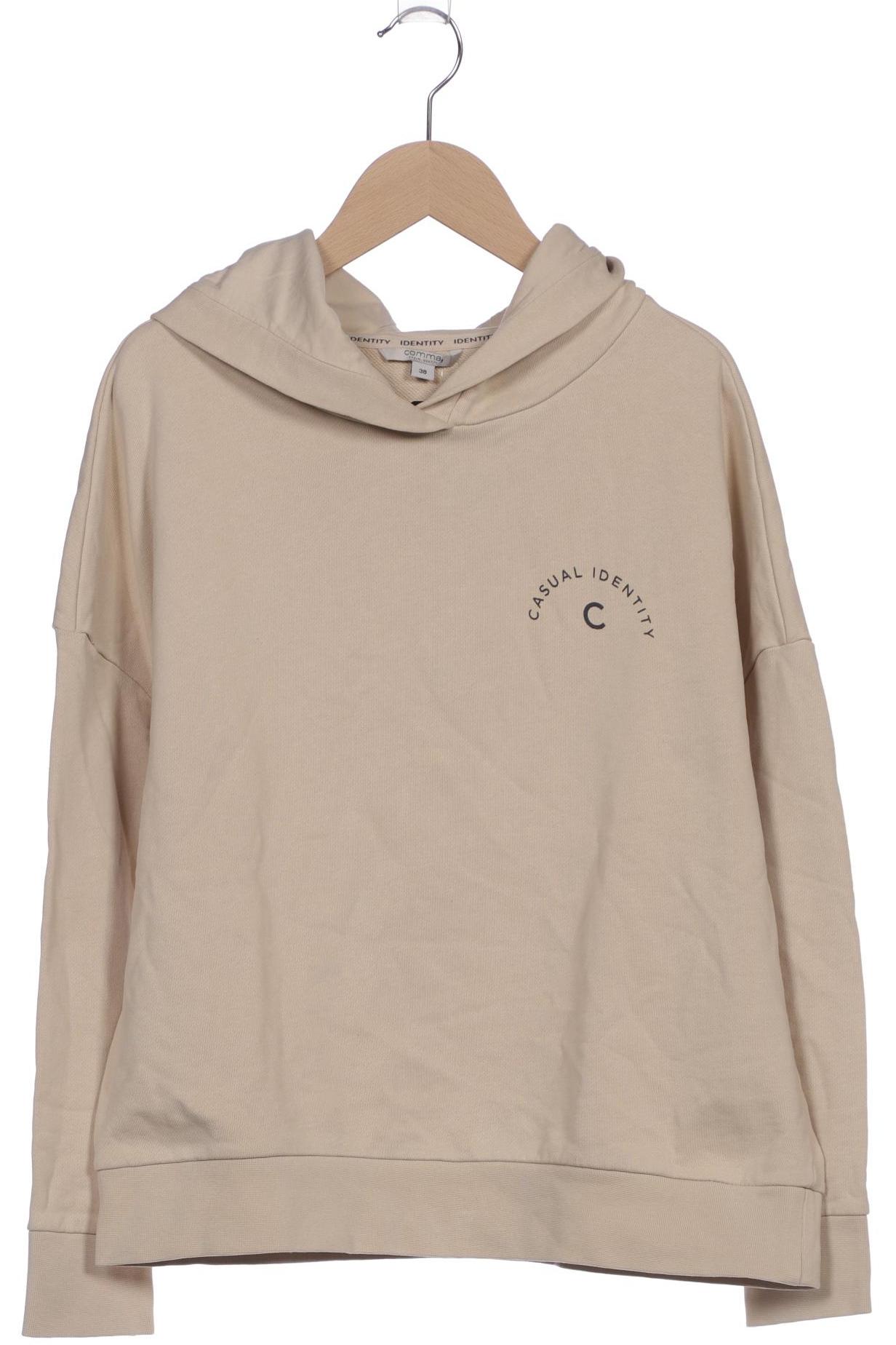 

Comma Damen Kapuzenpullover, beige, Gr. 38