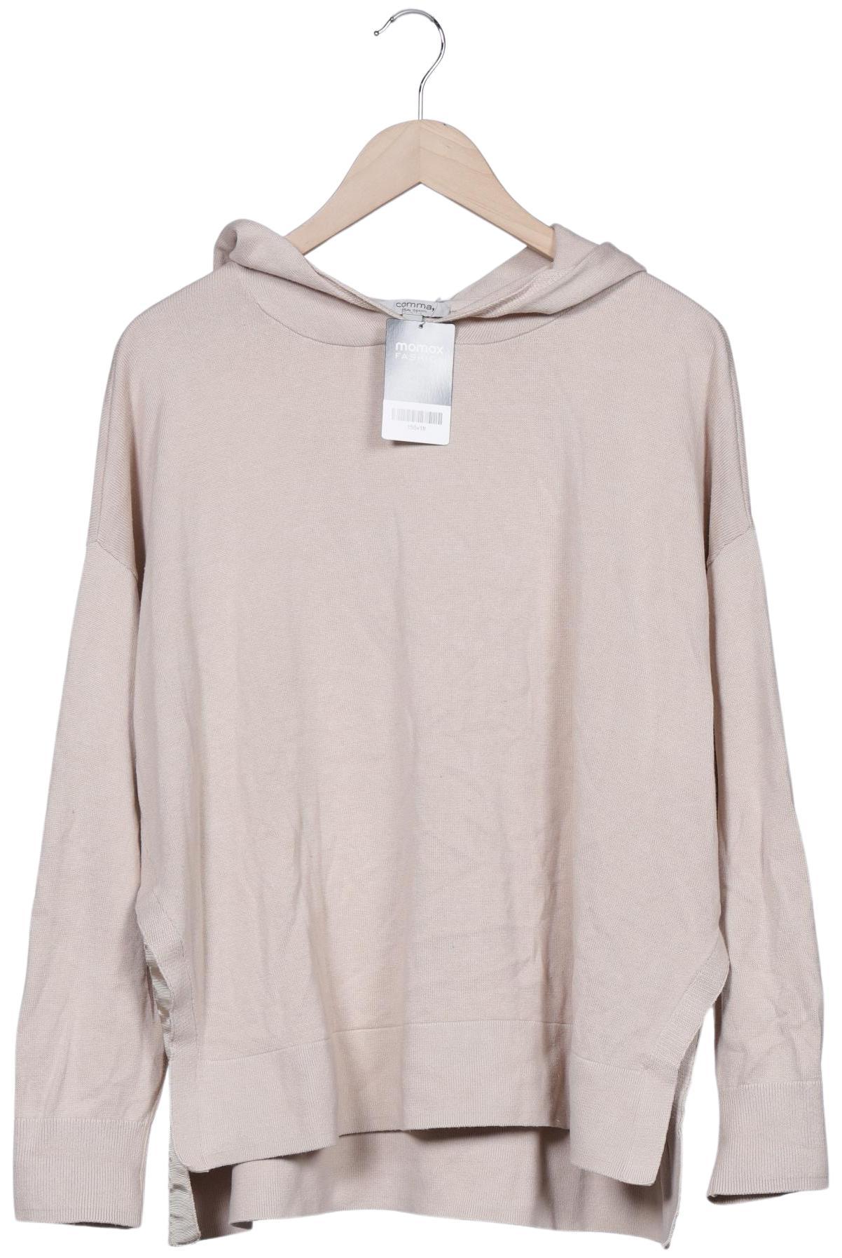

Comma Damen Kapuzenpullover, beige, Gr. 46