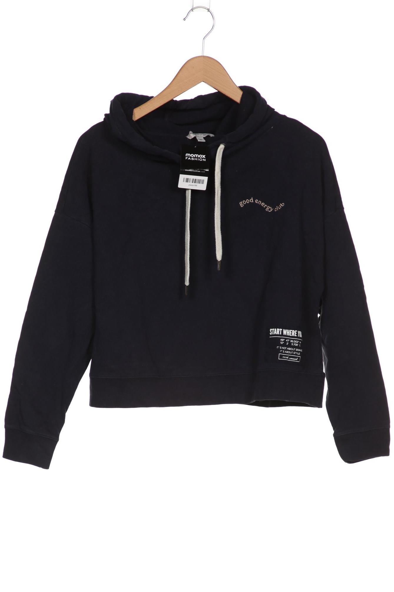 

Comma Damen Kapuzenpullover, marineblau, Gr. 36