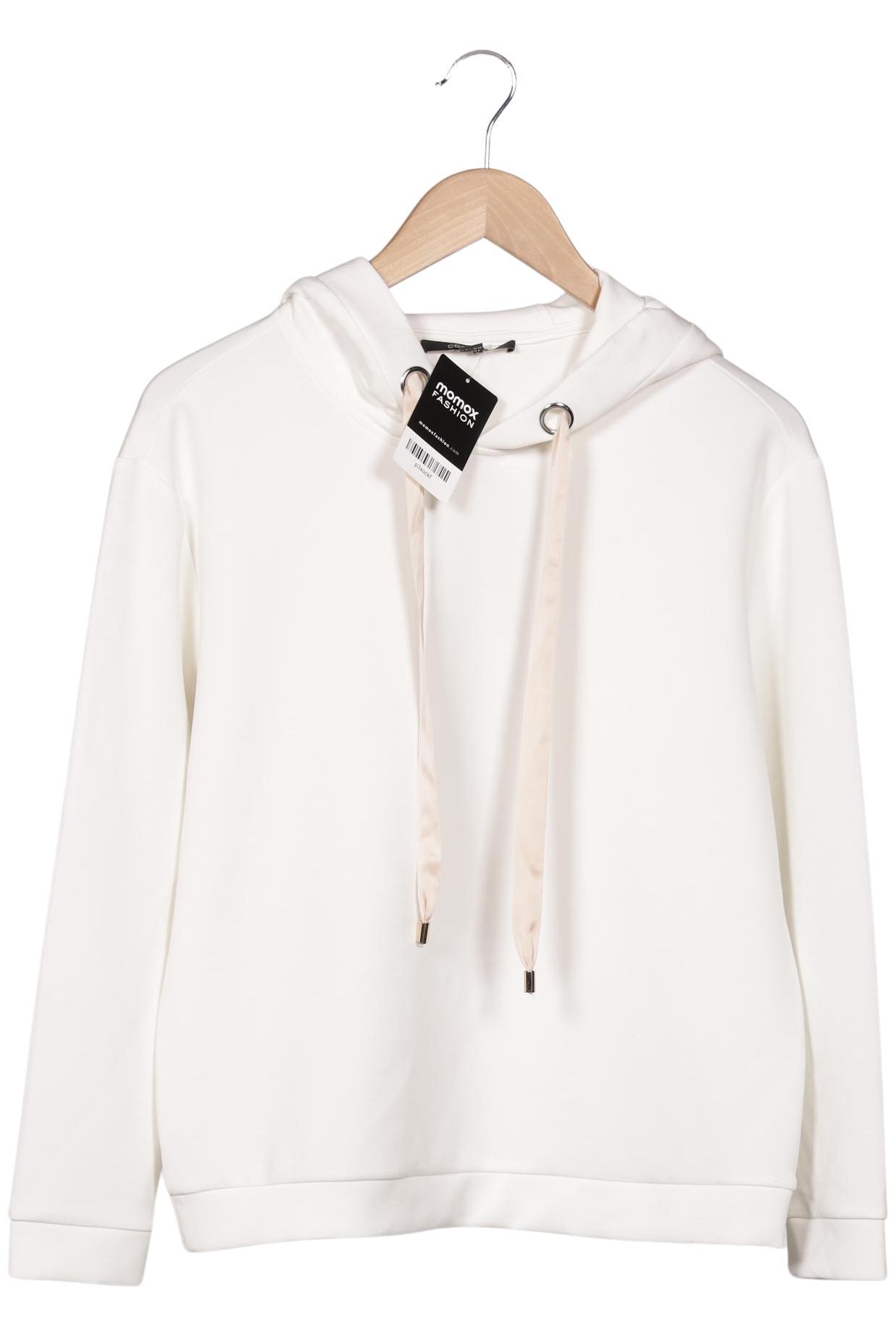 

Comma Damen Kapuzenpullover, weiß, Gr. 36