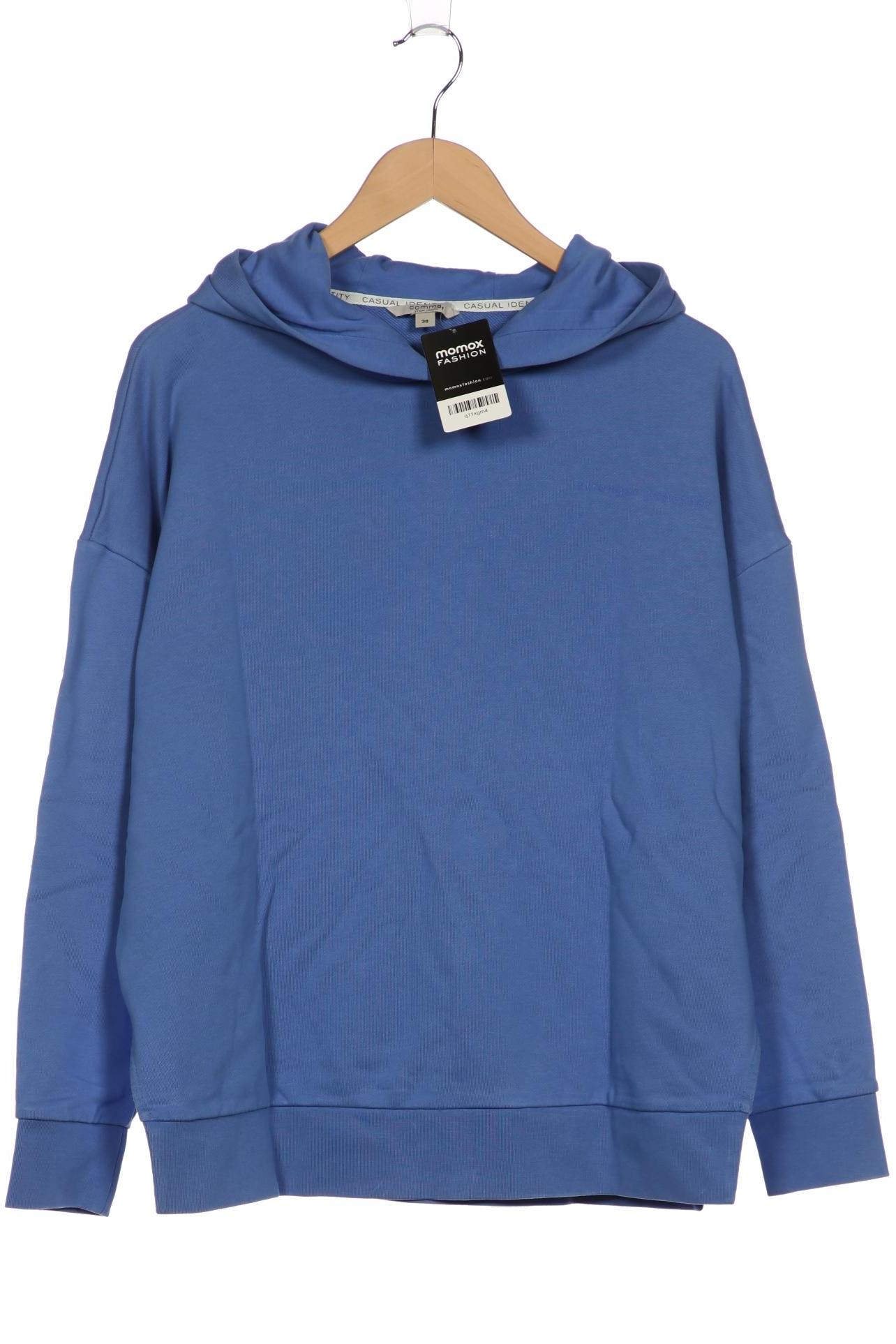 

Comma Damen Kapuzenpullover, blau, Gr. 38