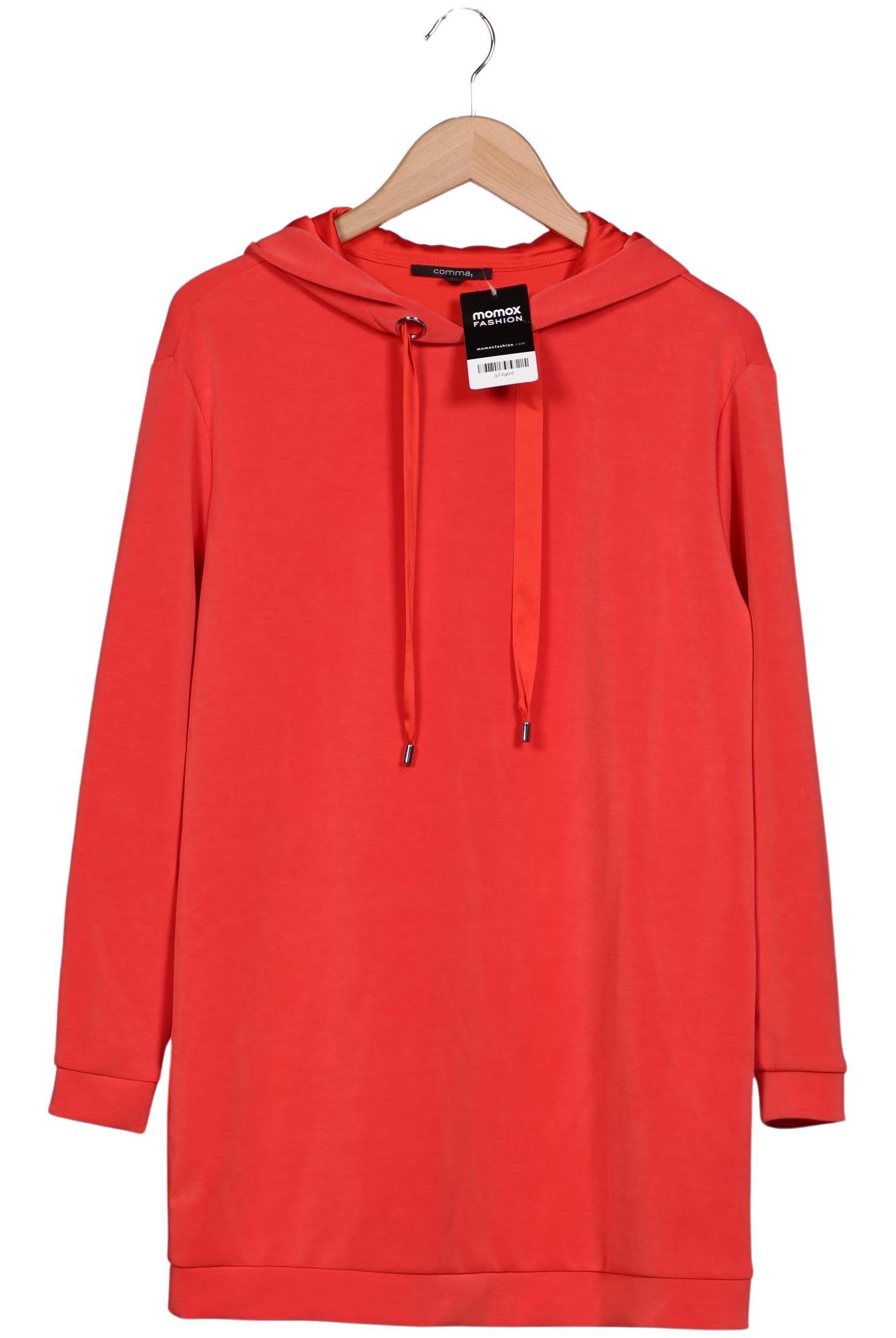 

Comma Damen Kapuzenpullover, rot, Gr. 36